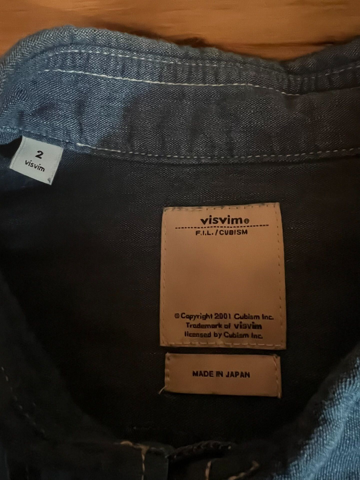Visvim rare blue dye cotton linen shirt Size US M / EU 48-50 / 2 - 7 Thumbnail