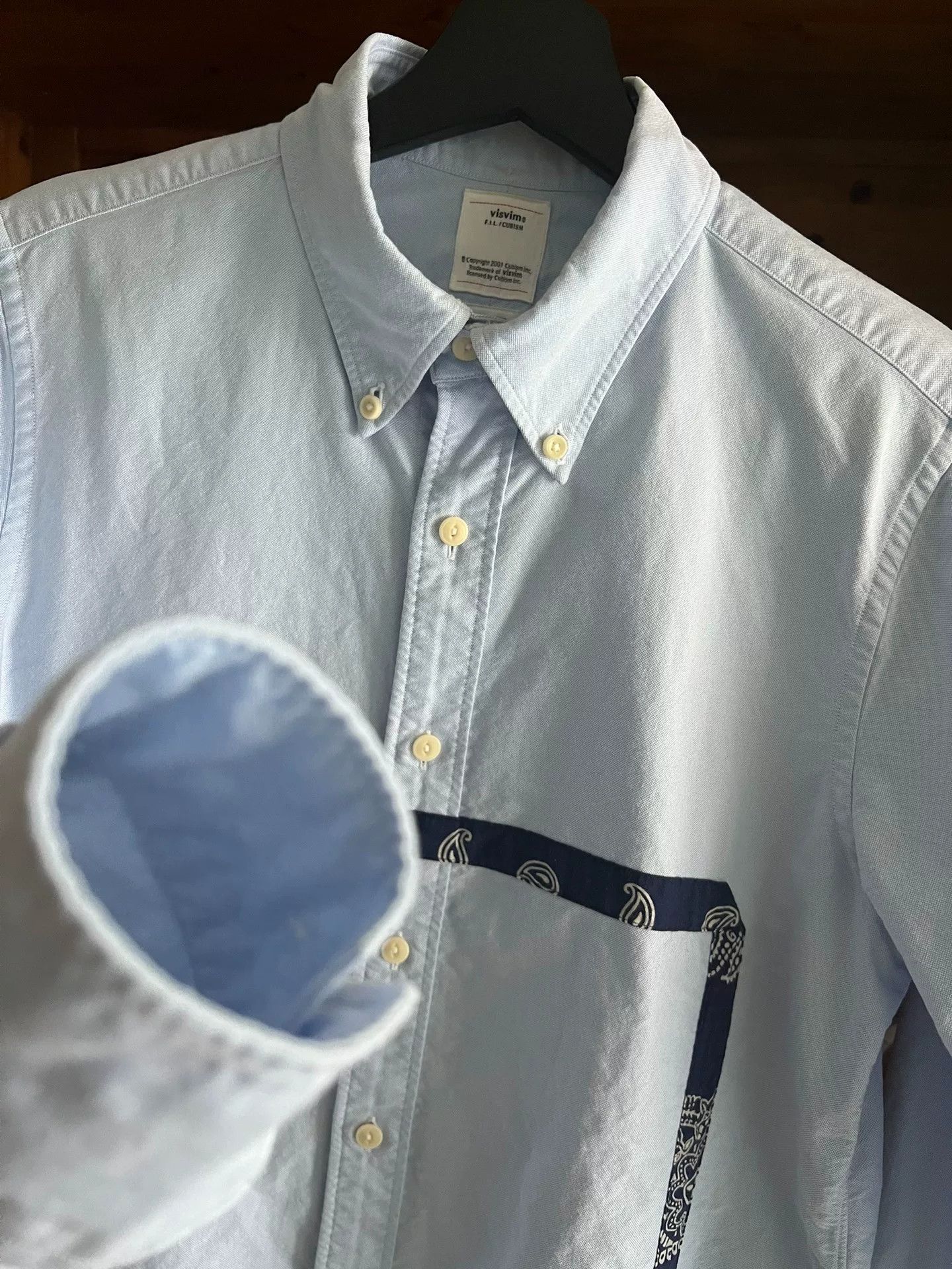 Visvim visvim 2018 Giza Cotton Indigo Shirt Size US M / EU 48-50 / 2 - 4 Thumbnail