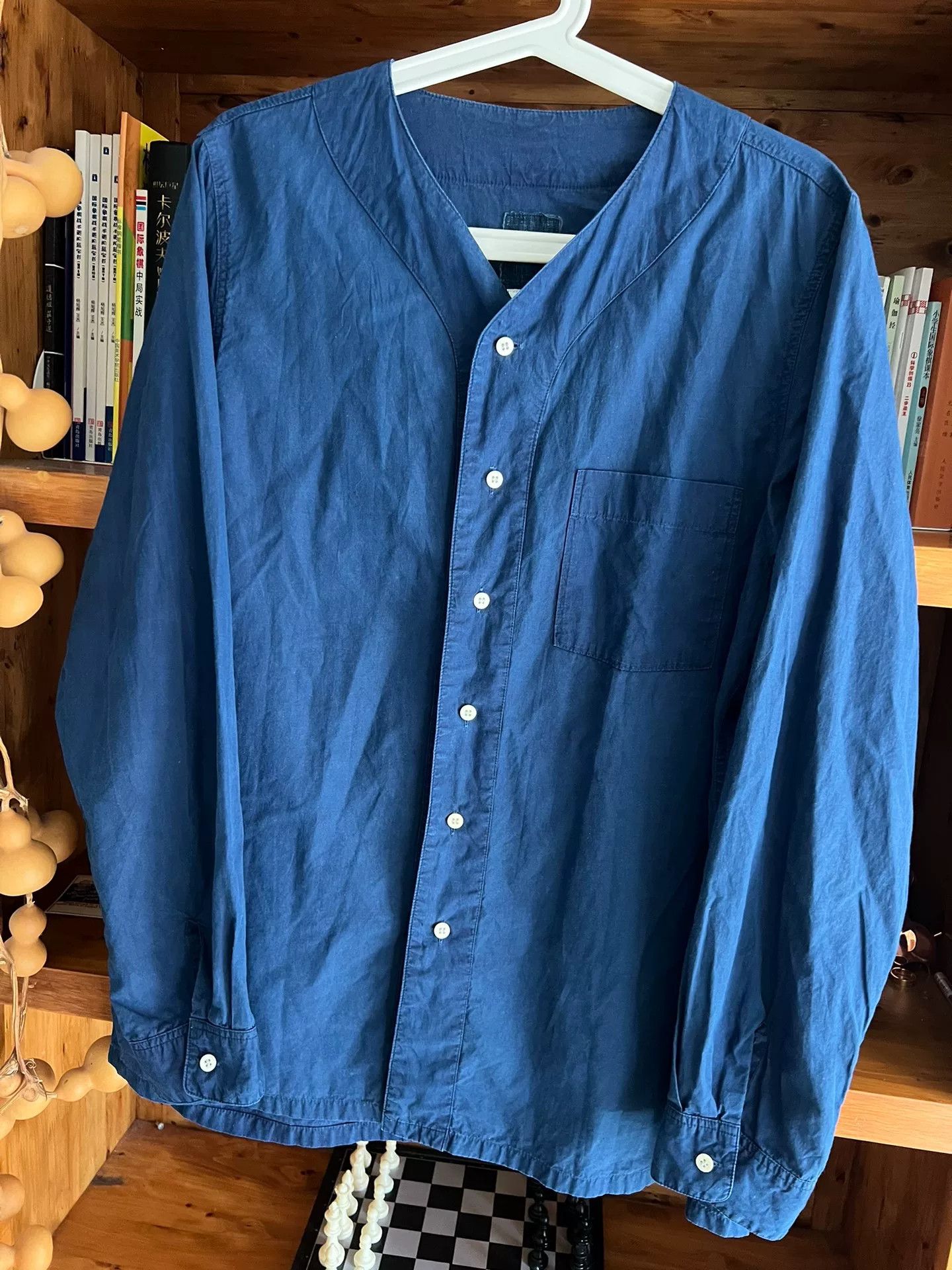 Visvim visvim ict free edge shirt baseball collar Size US M / EU 48-50 / 2 - 3 Thumbnail