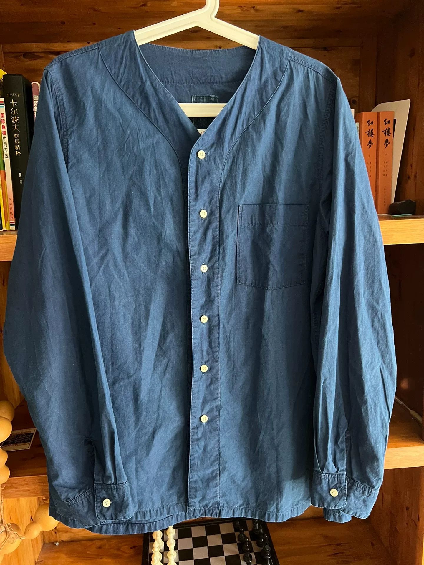 Visvim visvim ict free edge shirt baseball collar Size US M / EU 48-50 / 2 - 2 Thumbnail