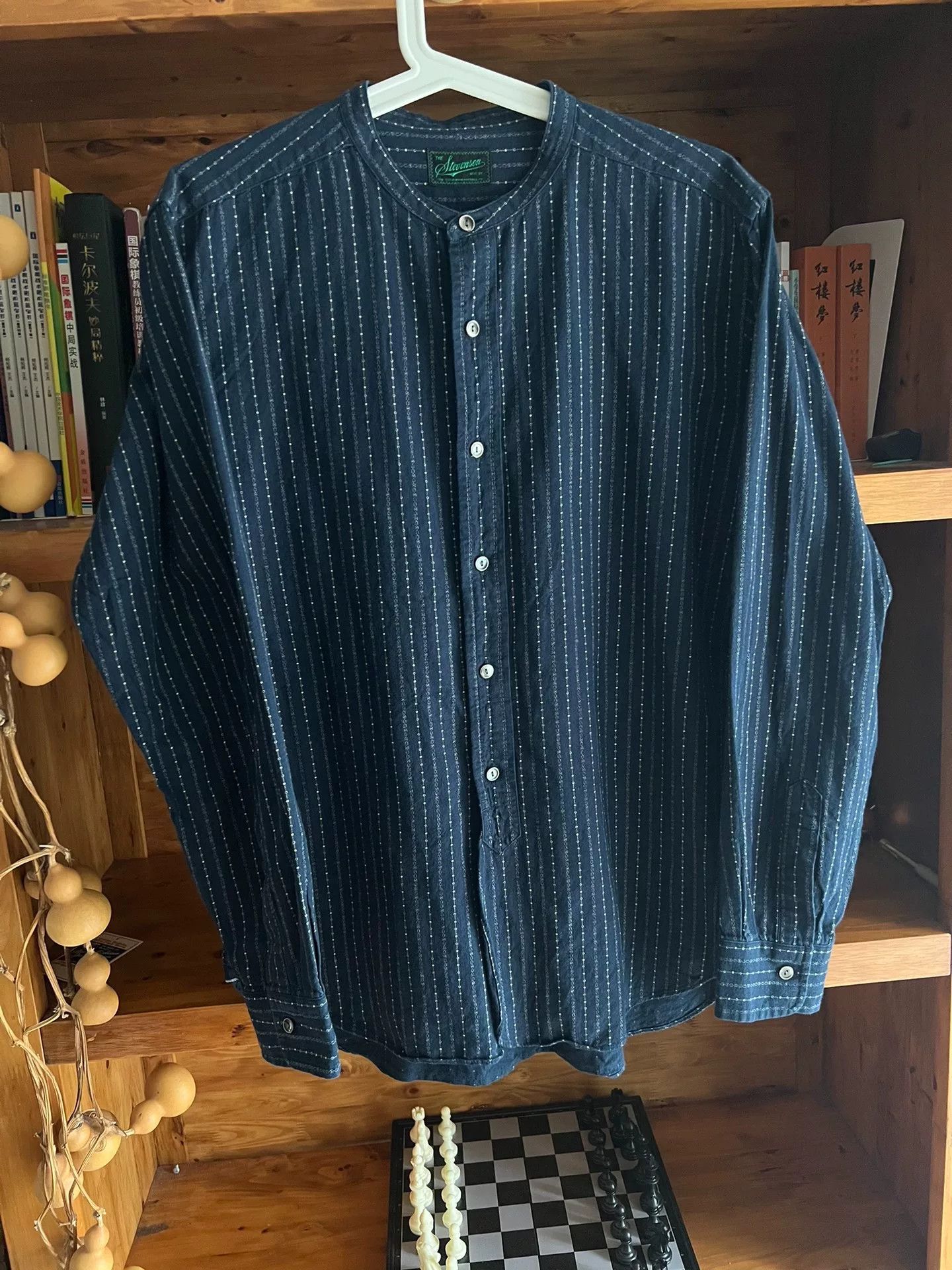 Stevenson Overall Co. indigo stripe shirt by stevenson overall co Size US L / EU 52-54 / 3 - 2 Thumbnail