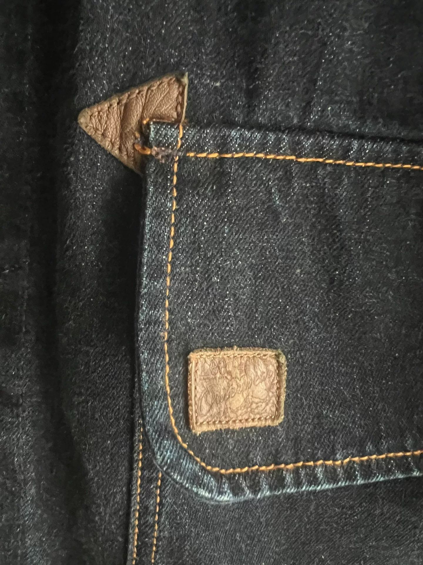 Lee denim hunting jacket with corduroy collar Size US M / EU 48-50 / 2 - 4 Thumbnail