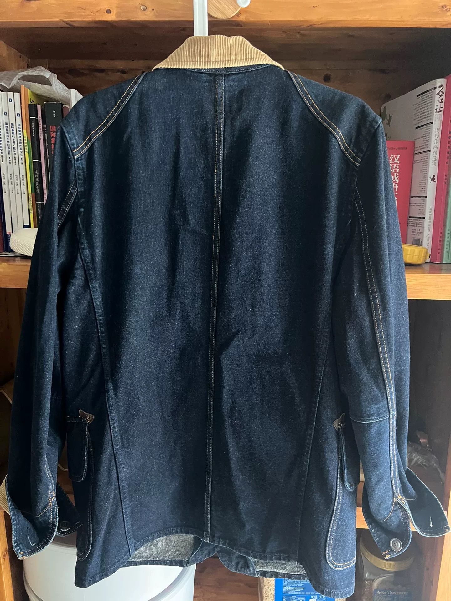 Lee denim hunting jacket with corduroy collar Size US M / EU 48-50 / 2 - 8 Thumbnail