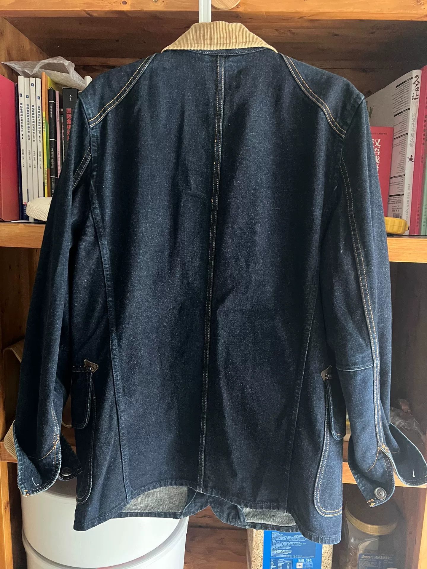 Lee denim hunting jacket with corduroy collar Size US M / EU 48-50 / 2 - 7 Thumbnail