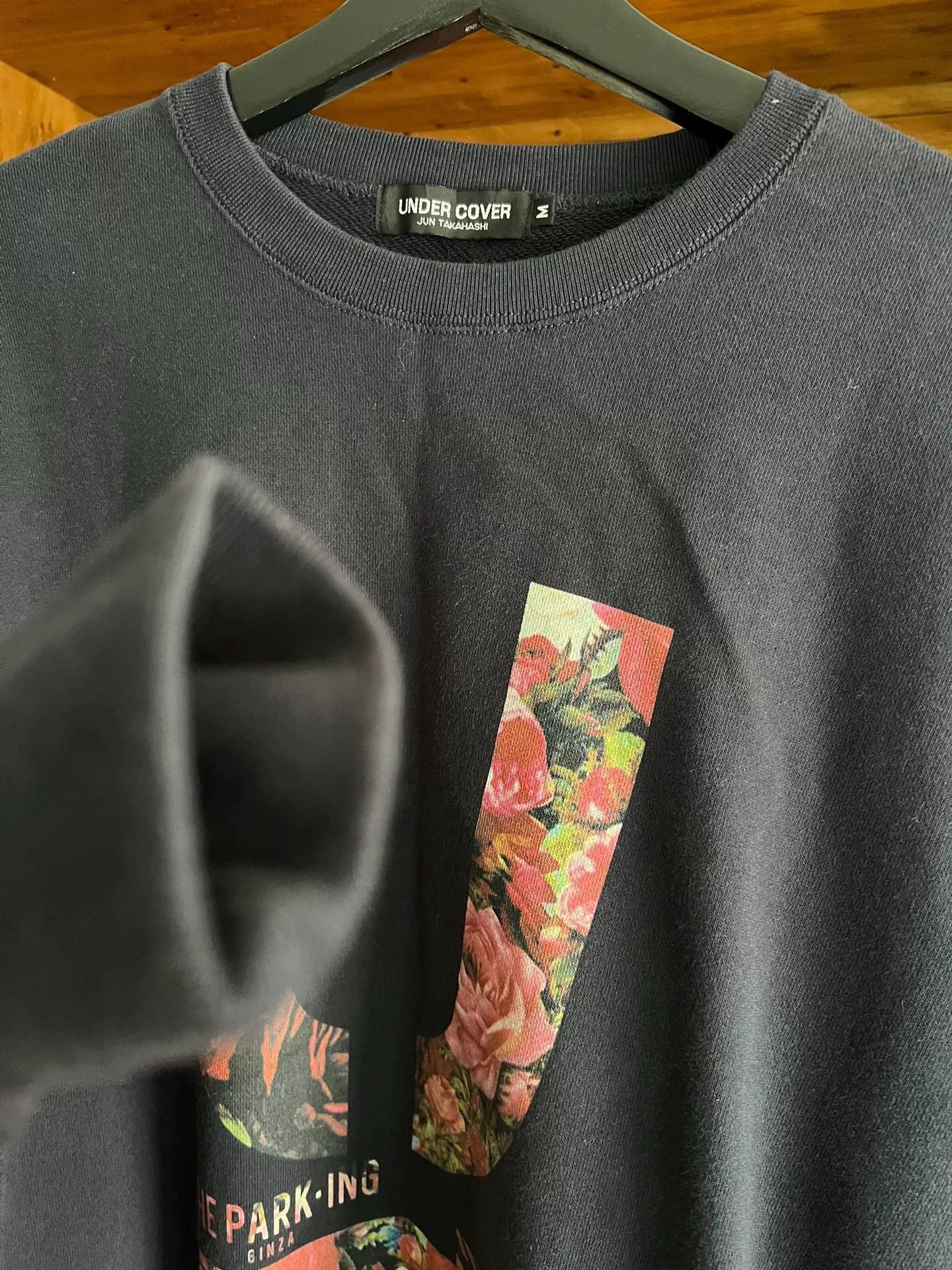Undercover blue floral print cotton sweatshirt Size US M / EU 48-50 / 2 - 7 Thumbnail