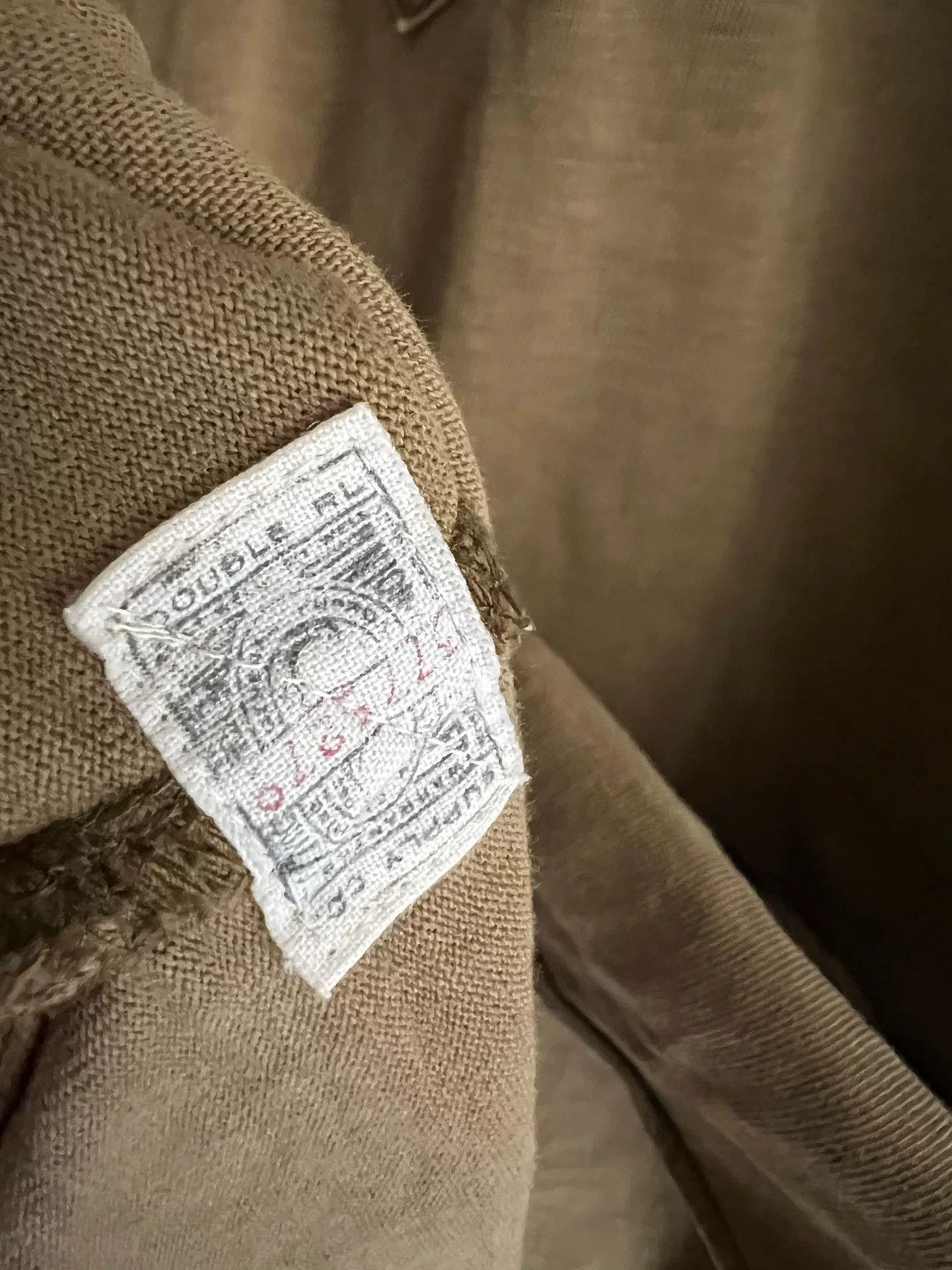 RRL Ralph Lauren khaki military style pullover shirt jacket Size US S / EU 44-46 / 1 - 5 Thumbnail