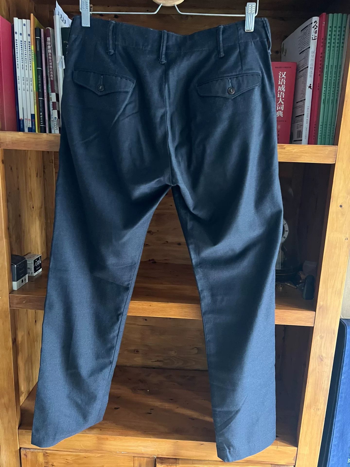 RRL Ralph Lauren RRL Double RL Black Wool Blend Trousers Size US 31 - 6 Thumbnail