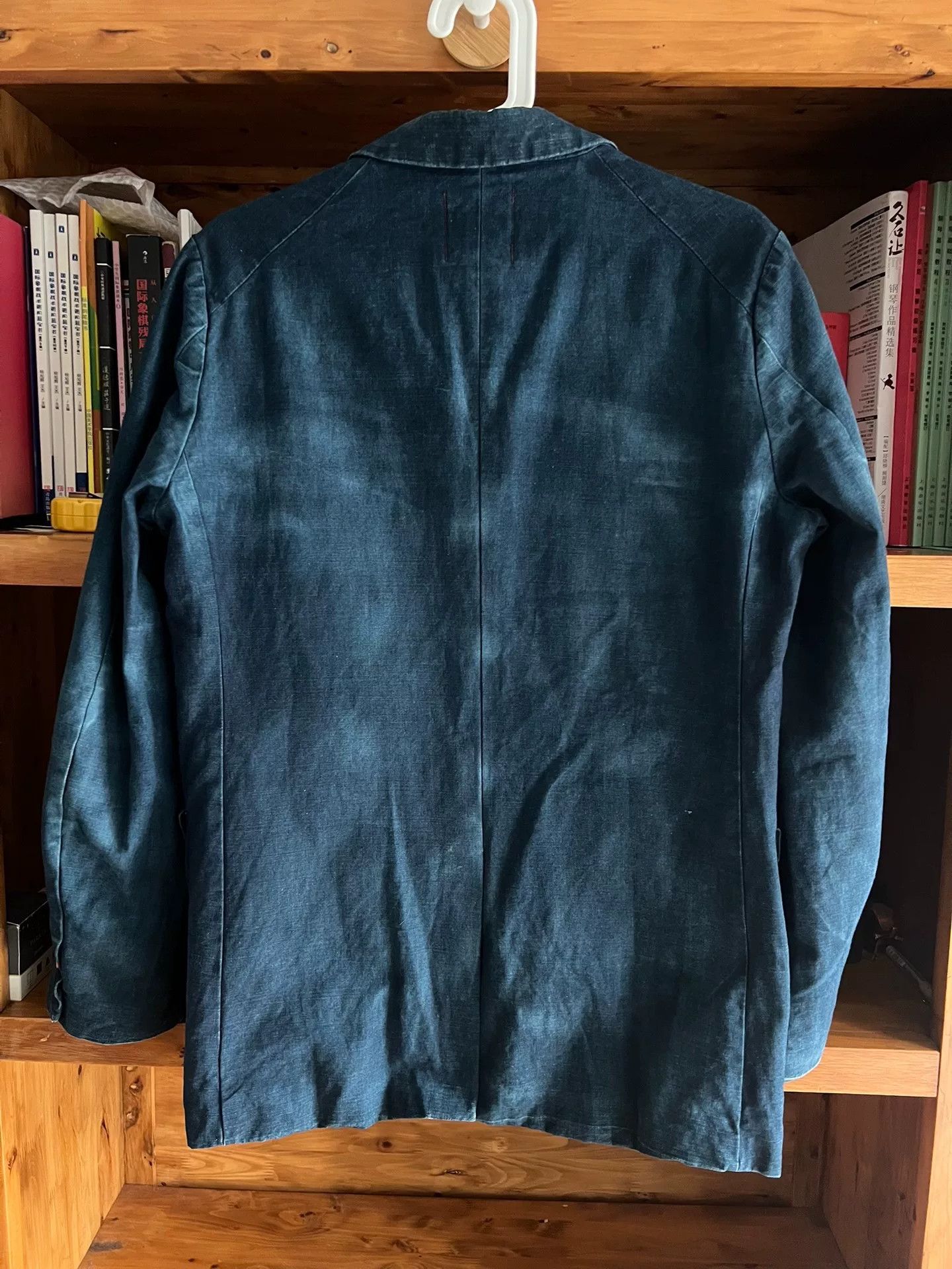 Visvim vintage blue dyed cotton linen blazer Size US M / EU 48-50 / 2 - 5 Thumbnail