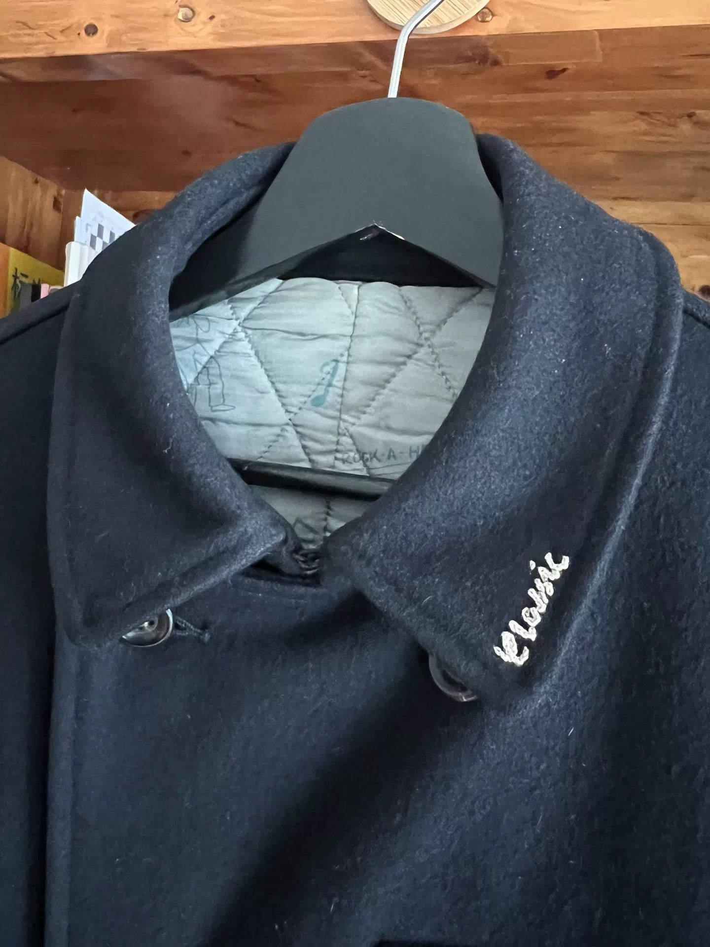 Porter Classic classic black melton wool double-breasted coat Size US M / EU 48-50 / 2 - 5 Thumbnail