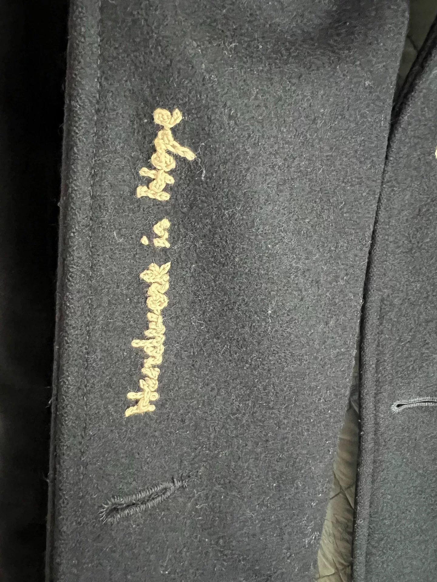 Porter Classic classic black melton wool double-breasted coat Size US M / EU 48-50 / 2 - 3 Thumbnail