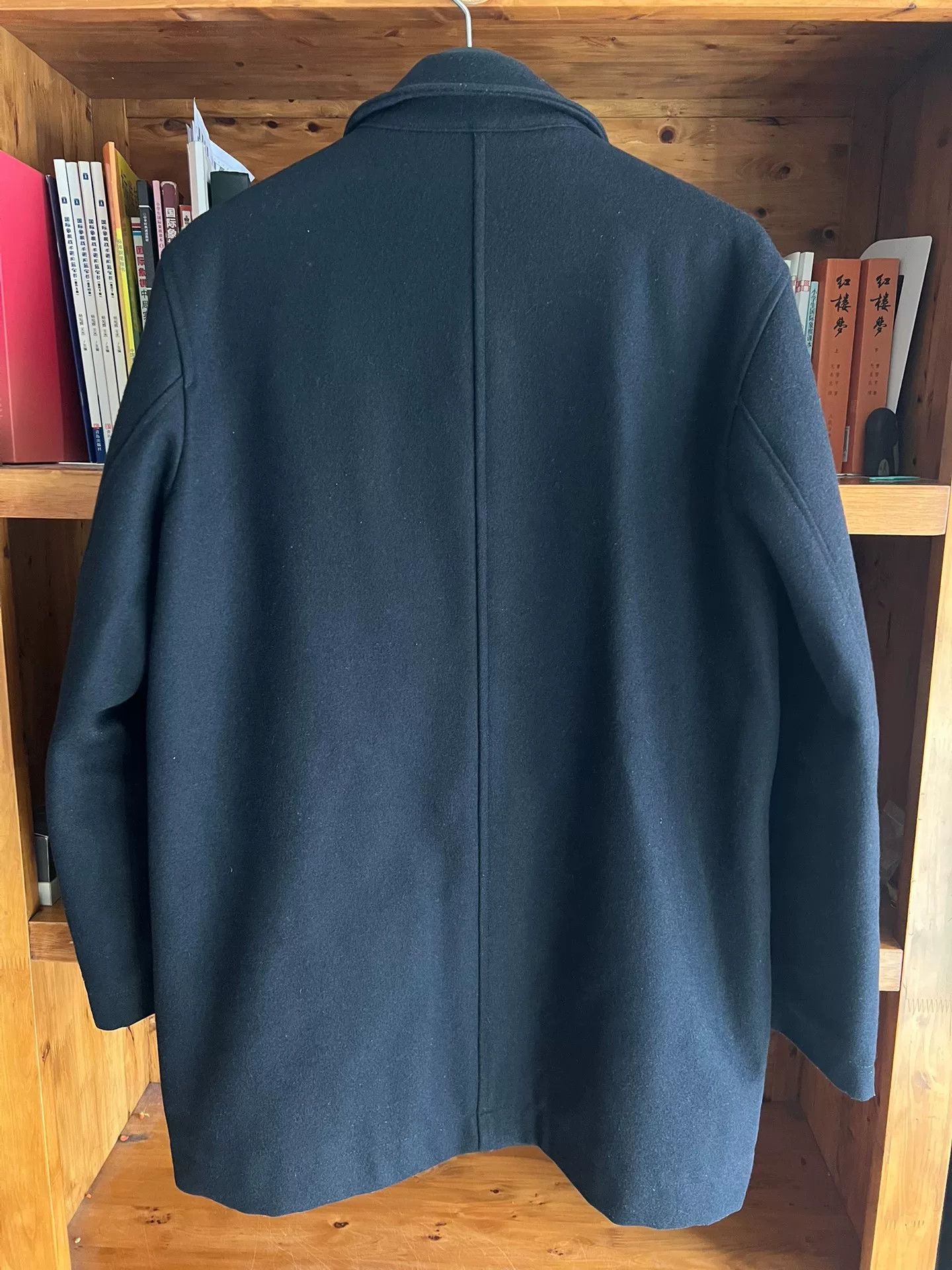 Porter Classic classic black melton wool double-breasted coat Size US M / EU 48-50 / 2 - 4 Thumbnail