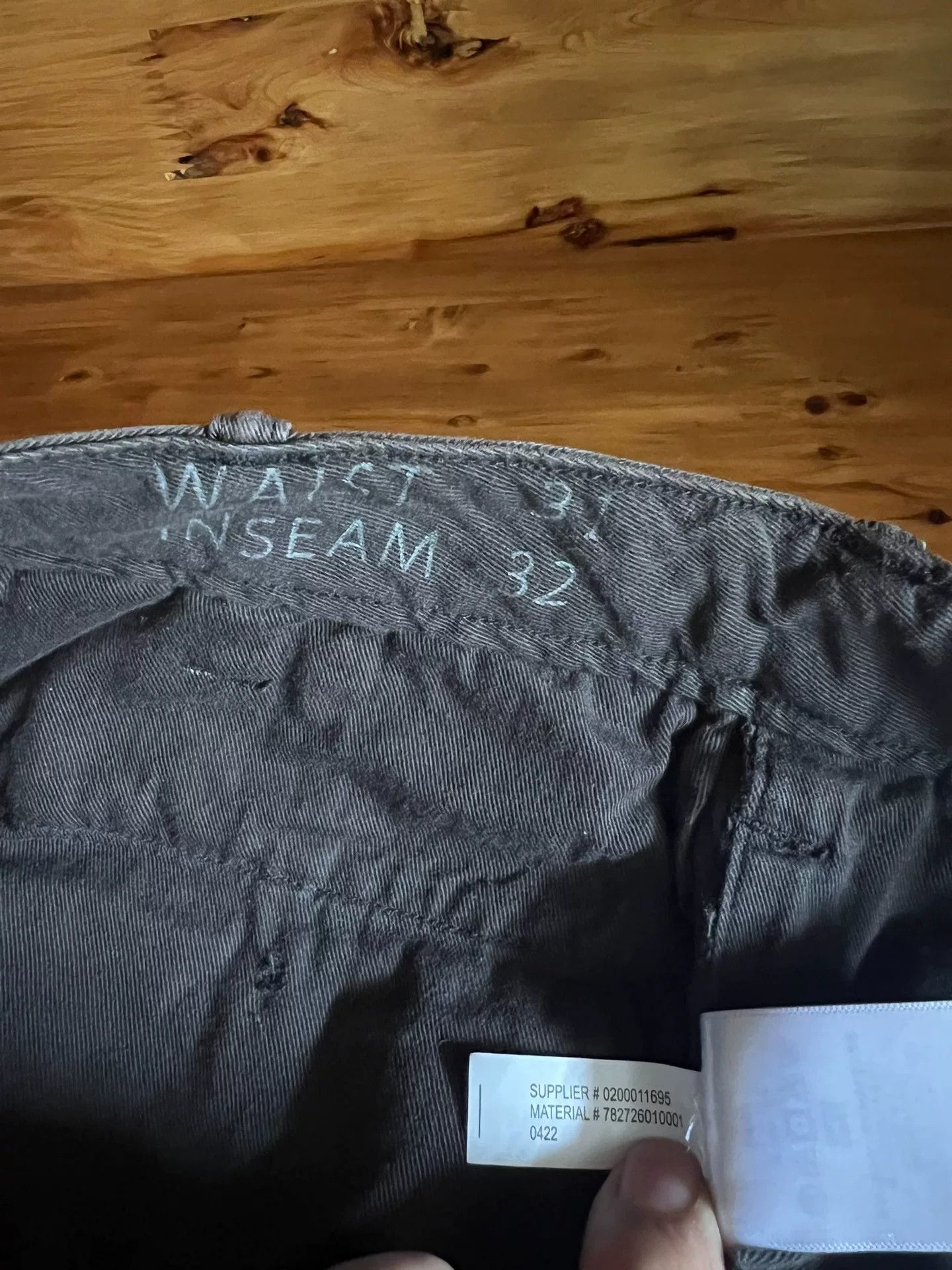 RRL Ralph Lauren RRL Double RL Gray Black Casual Pants Size US 31 - 9 Thumbnail