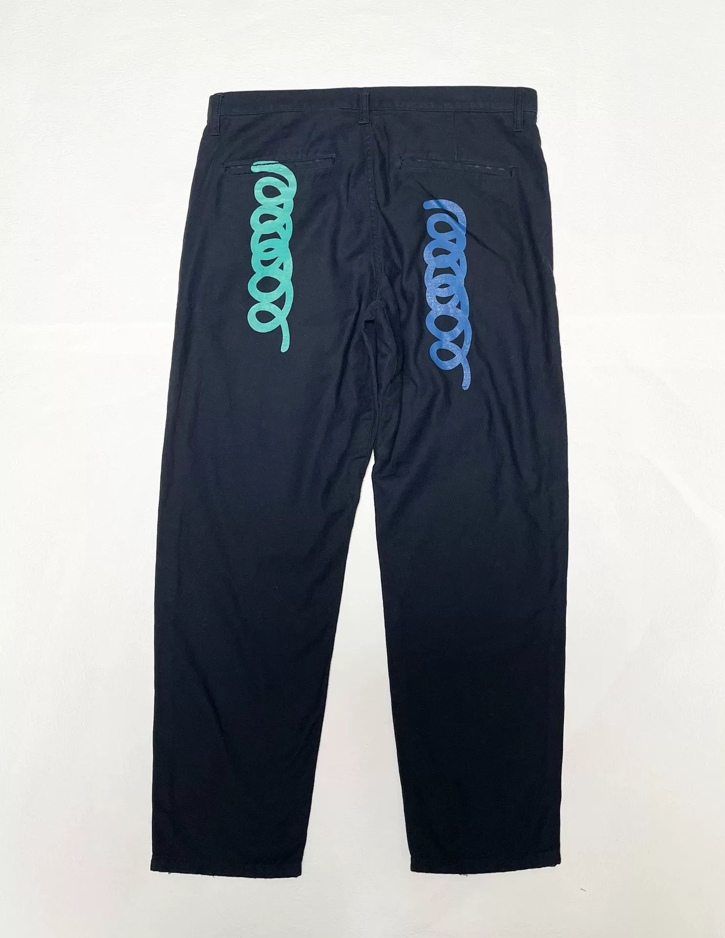 KUON casual long pants with patches Size US 36 / EU 52 - 2 Thumbnail