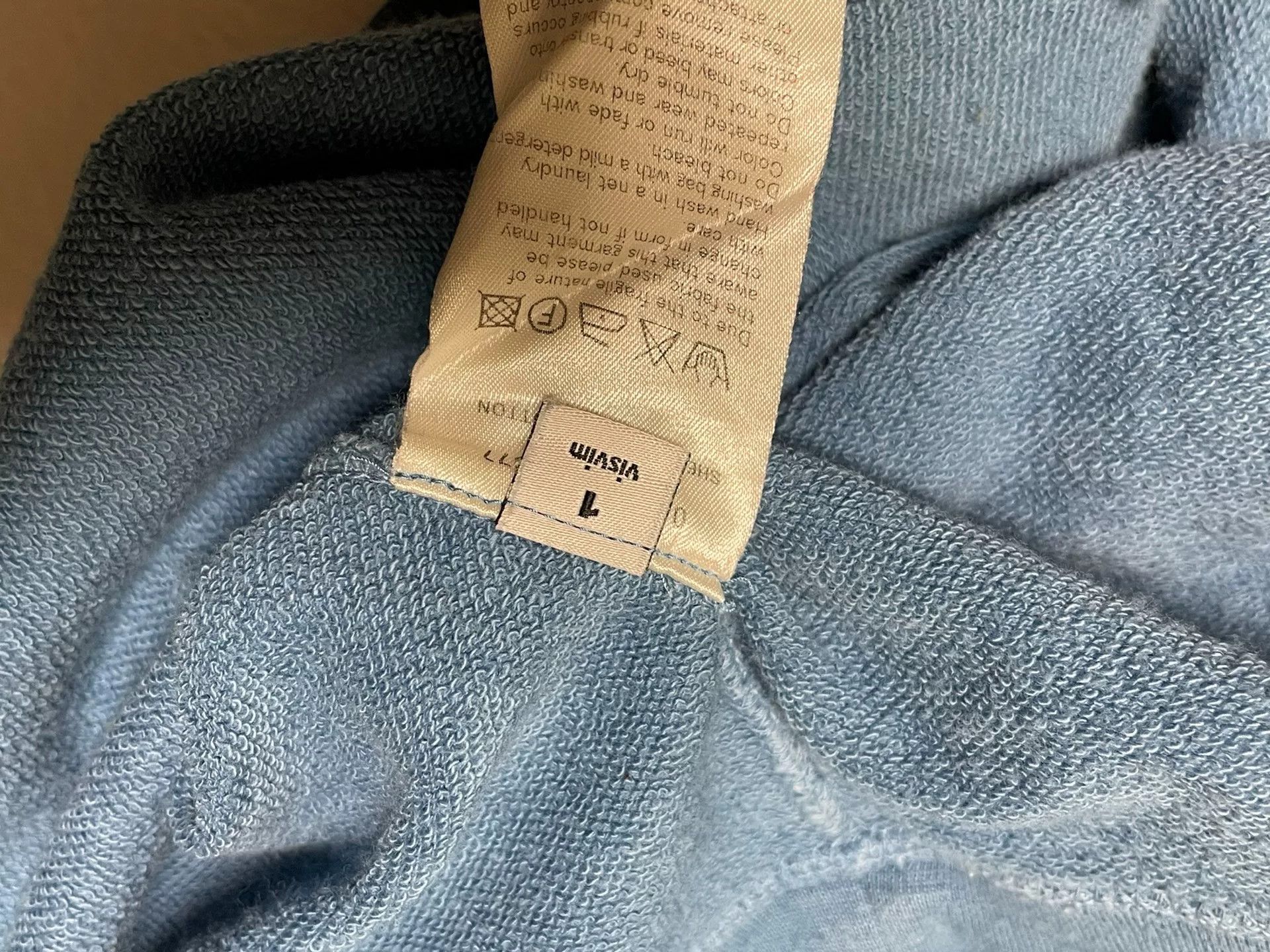 Visvim visvim blue dye zip hoodie limited edition Size US L / EU 52-54 / 3 - 4 Thumbnail