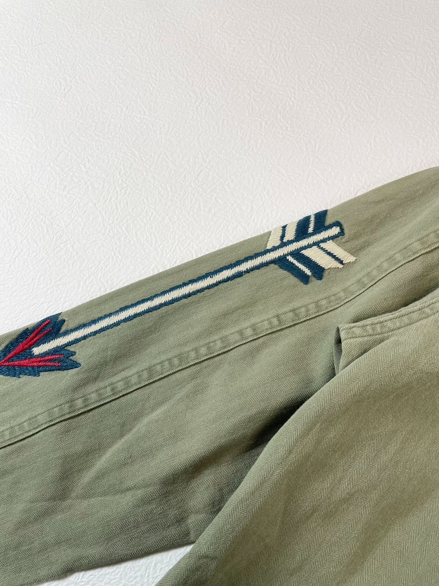 Polo Ralph Lauren embroidered herringbone work shirt jacket Size US S / EU 44-46 / 1 - 4 Thumbnail