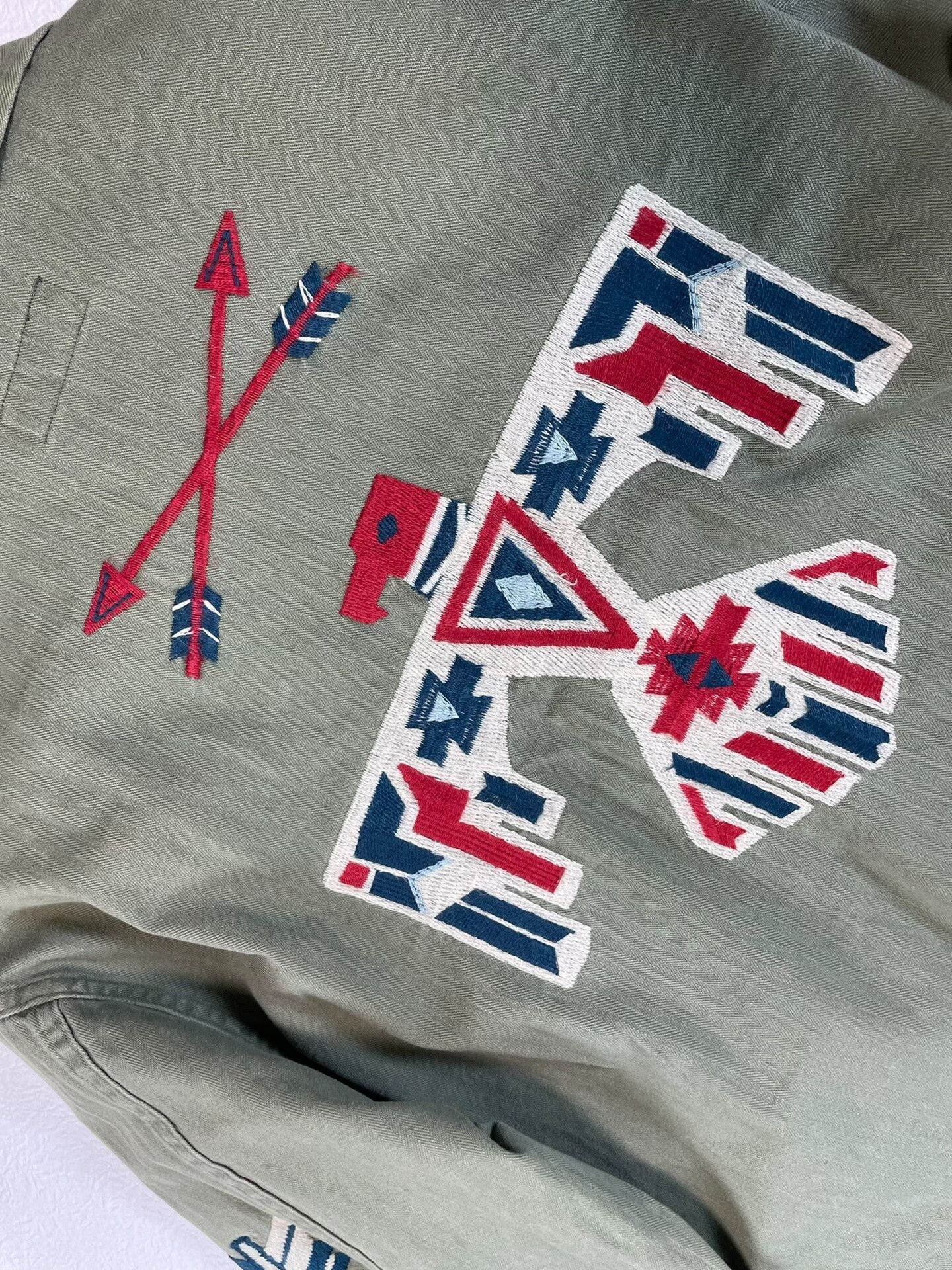 Polo Ralph Lauren embroidered herringbone work shirt jacket Size US S / EU 44-46 / 1 - 3 Thumbnail