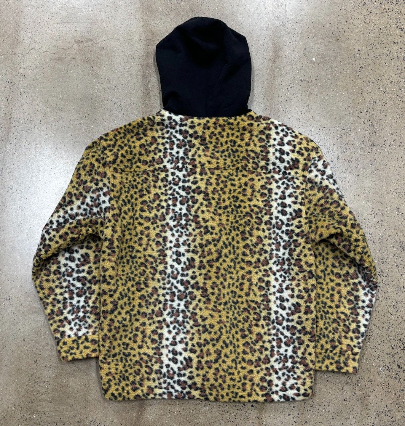 Supreme supreme leopard fleece zip up hooded jacket Size US L / EU 52-54 / 3 - 8 Thumbnail