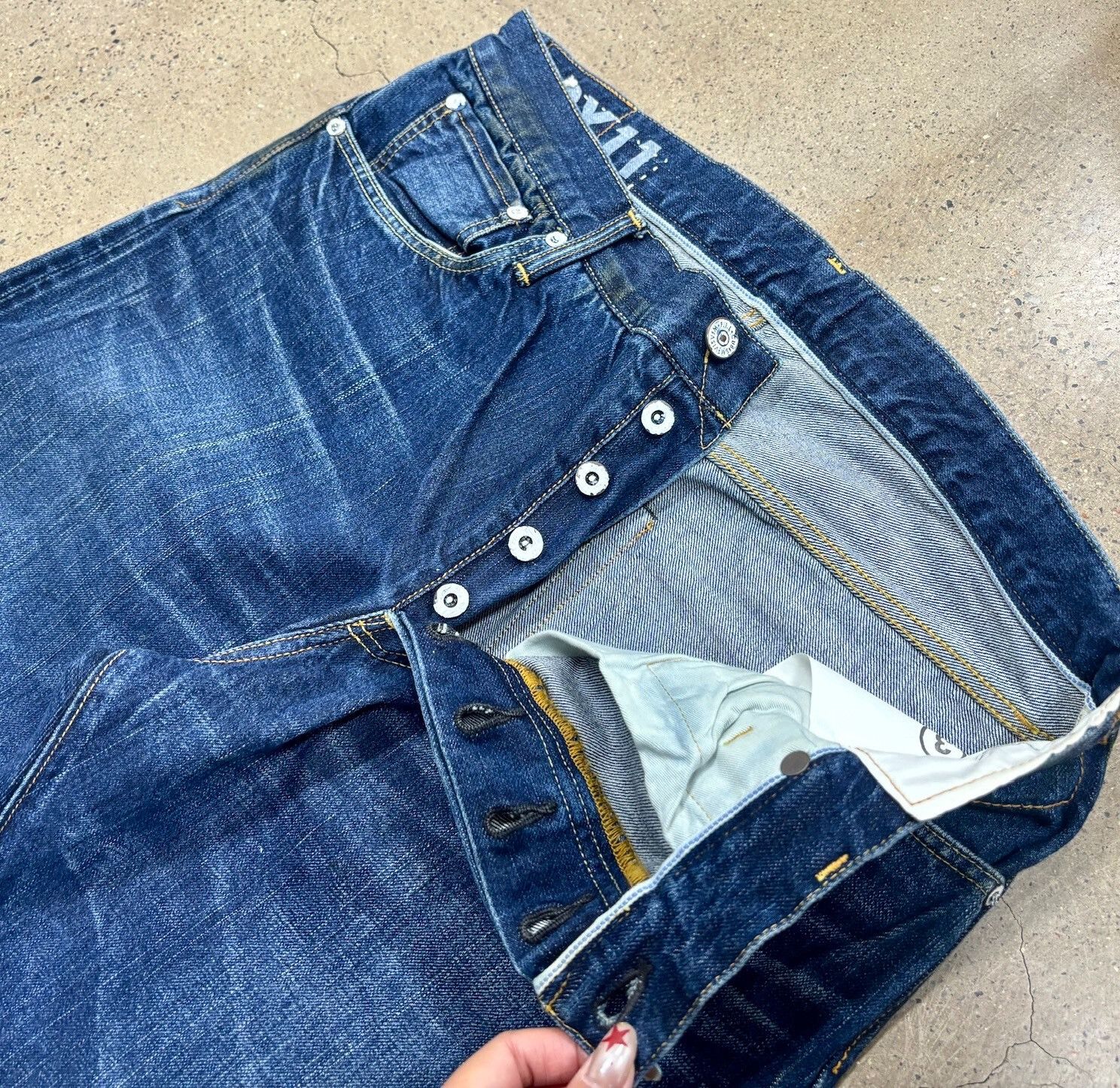 Visvim Visvim Dry11 Distressed Denim Pants Size 3 Size US 31 - 7 Thumbnail