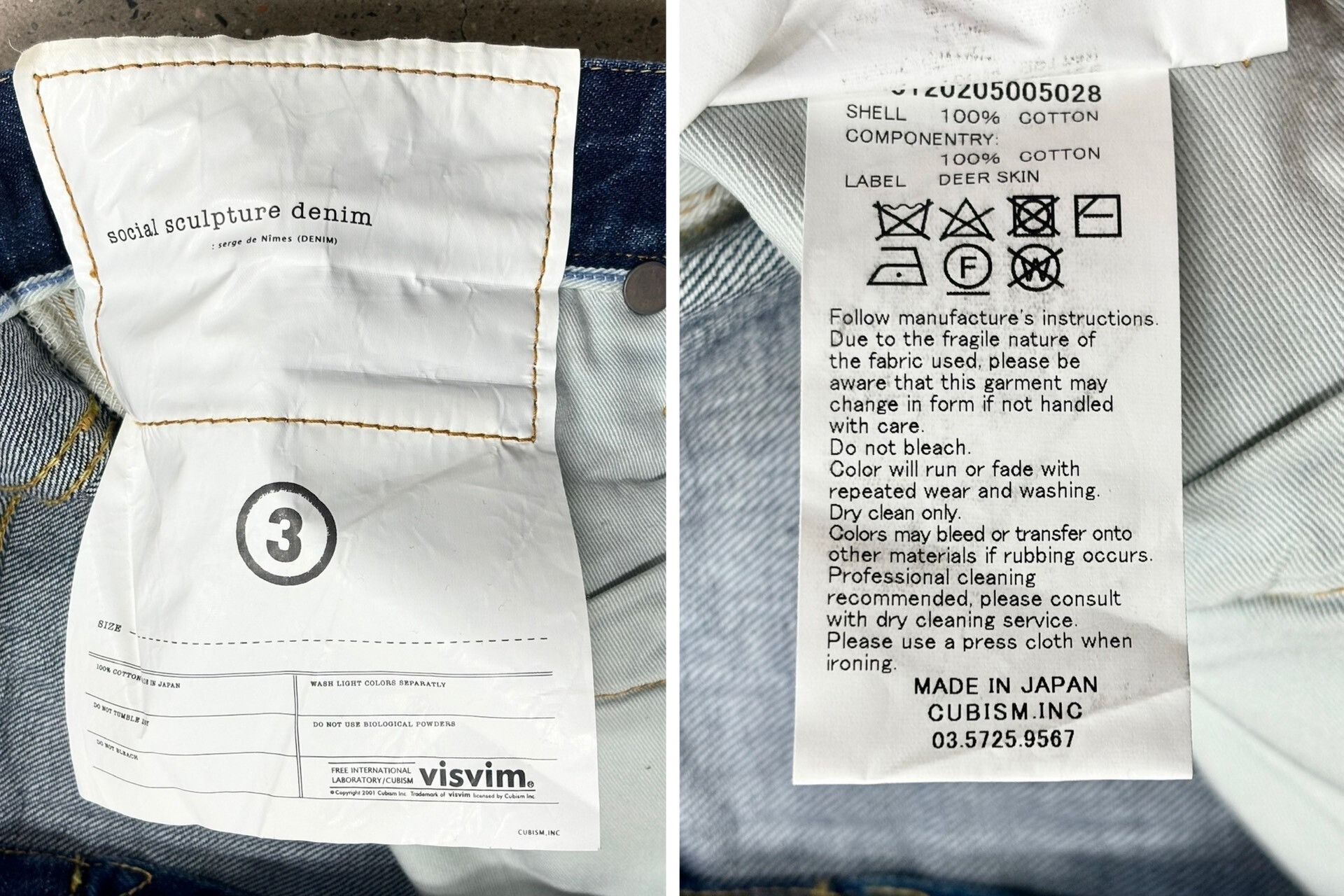 Visvim Visvim Dry11 Distressed Denim Pants Size 3 Size US 31 - 9 Thumbnail