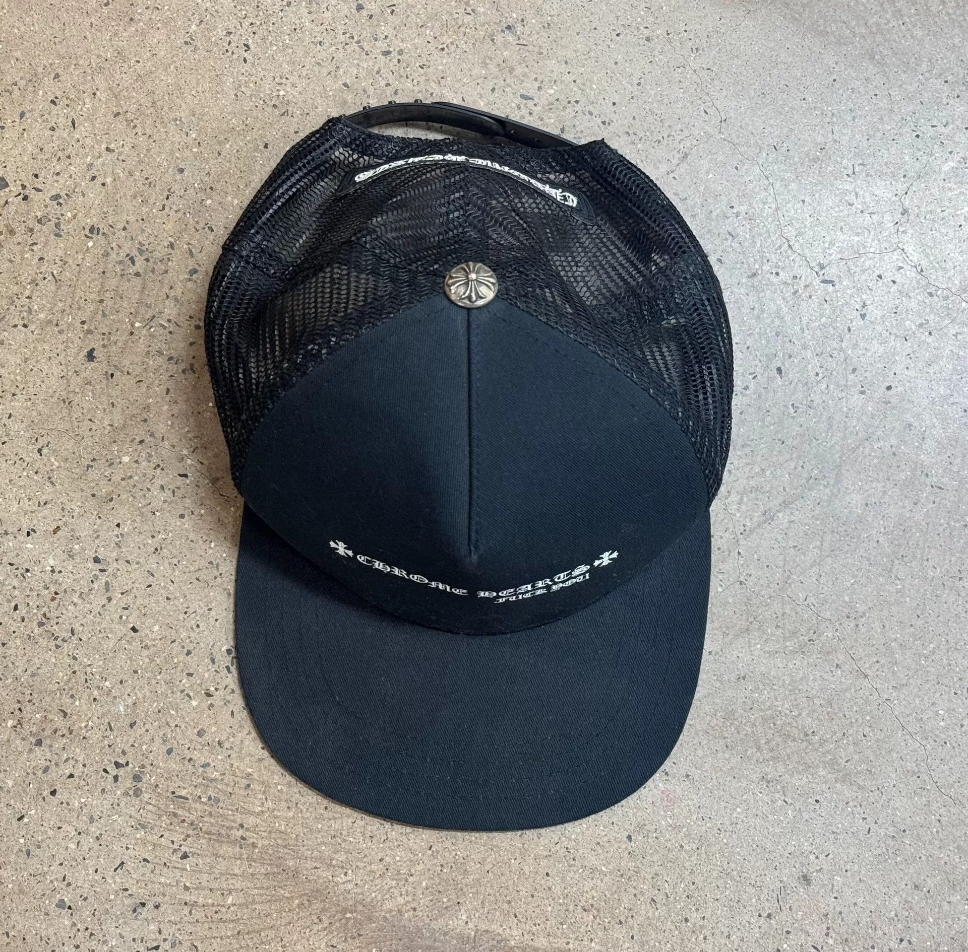 Chrome Hearts chrome hearts trucker hat with embroidery Size ONE SIZE - 2 Thumbnail