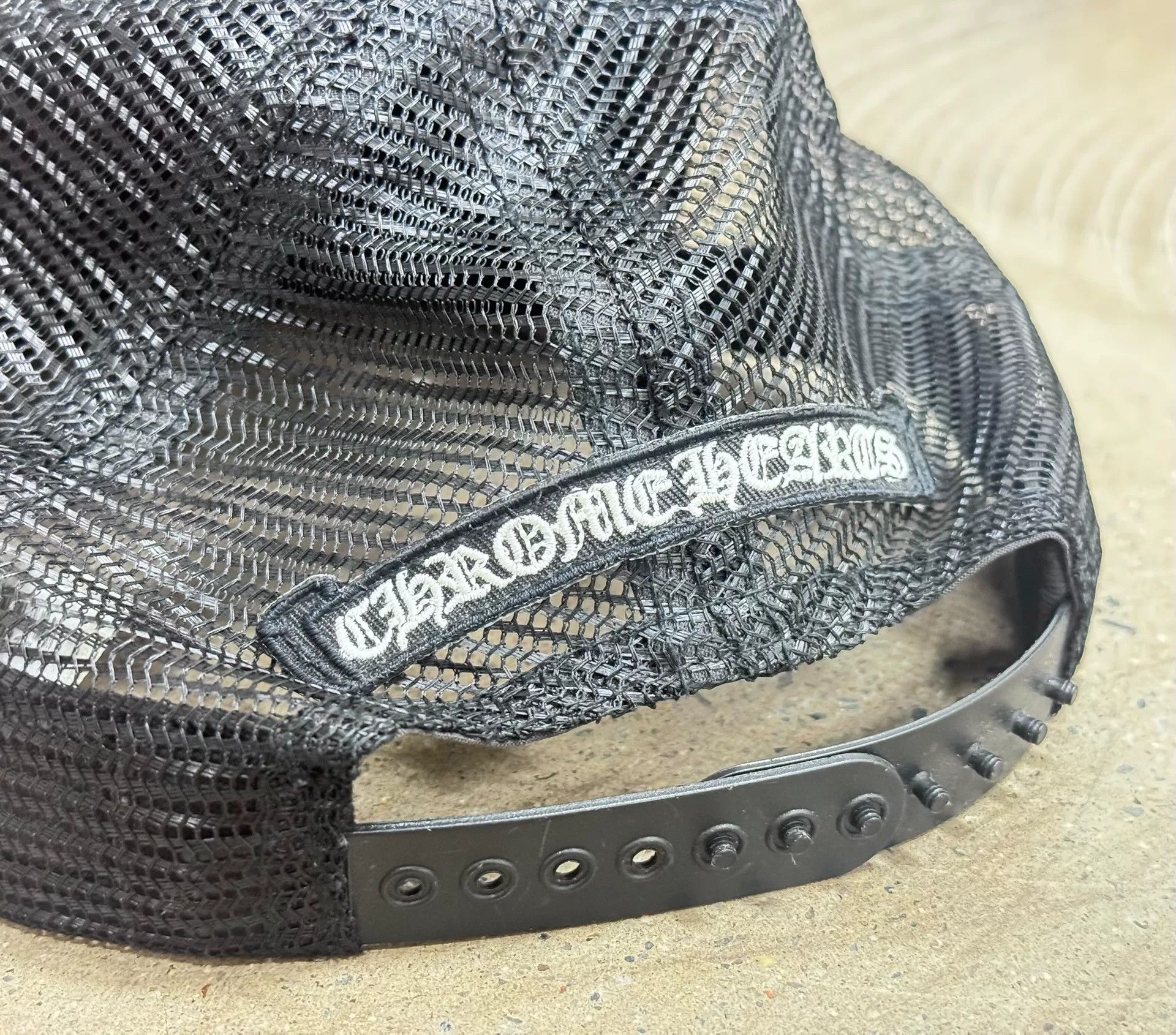 Chrome Hearts chrome hearts trucker hat with embroidery Size ONE SIZE - 5 Thumbnail