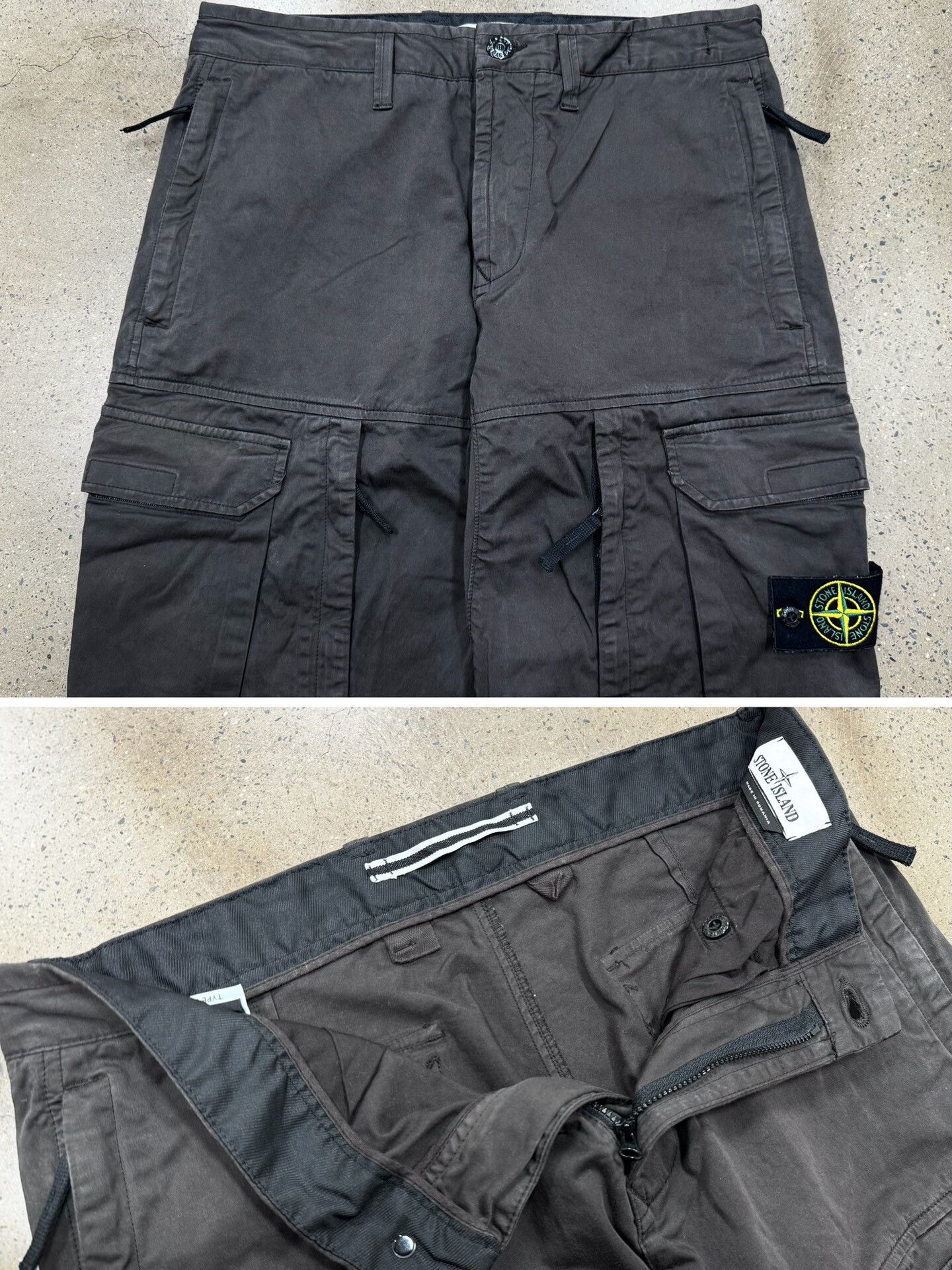 Stone Island Stone Island Wide Leg Cargo Pants Size US 30 / EU 46 - 4 Thumbnail