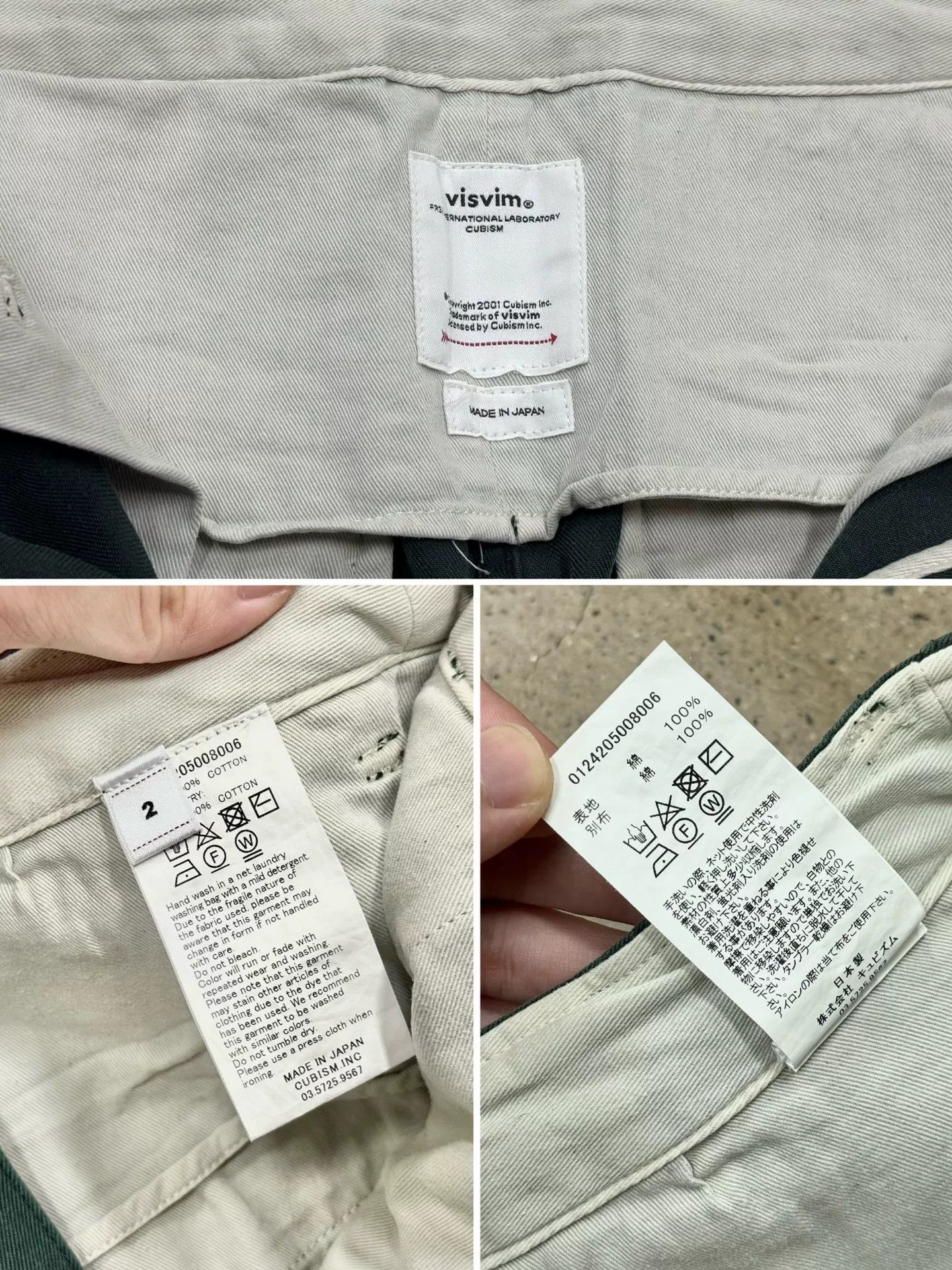 Visvim visvim field chino pants in washed green Size US 31 - 9 Thumbnail