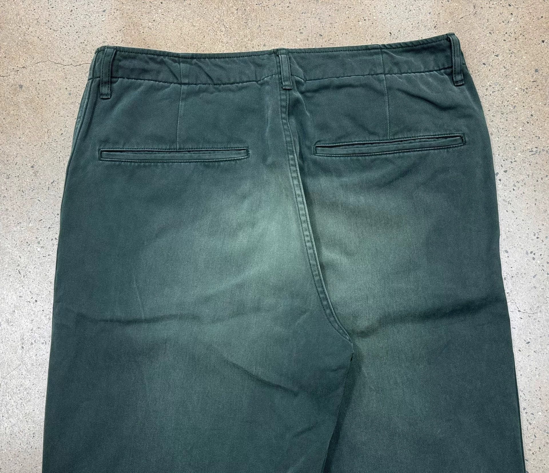 Visvim visvim field chino pants in washed green Size US 31 - 8 Thumbnail