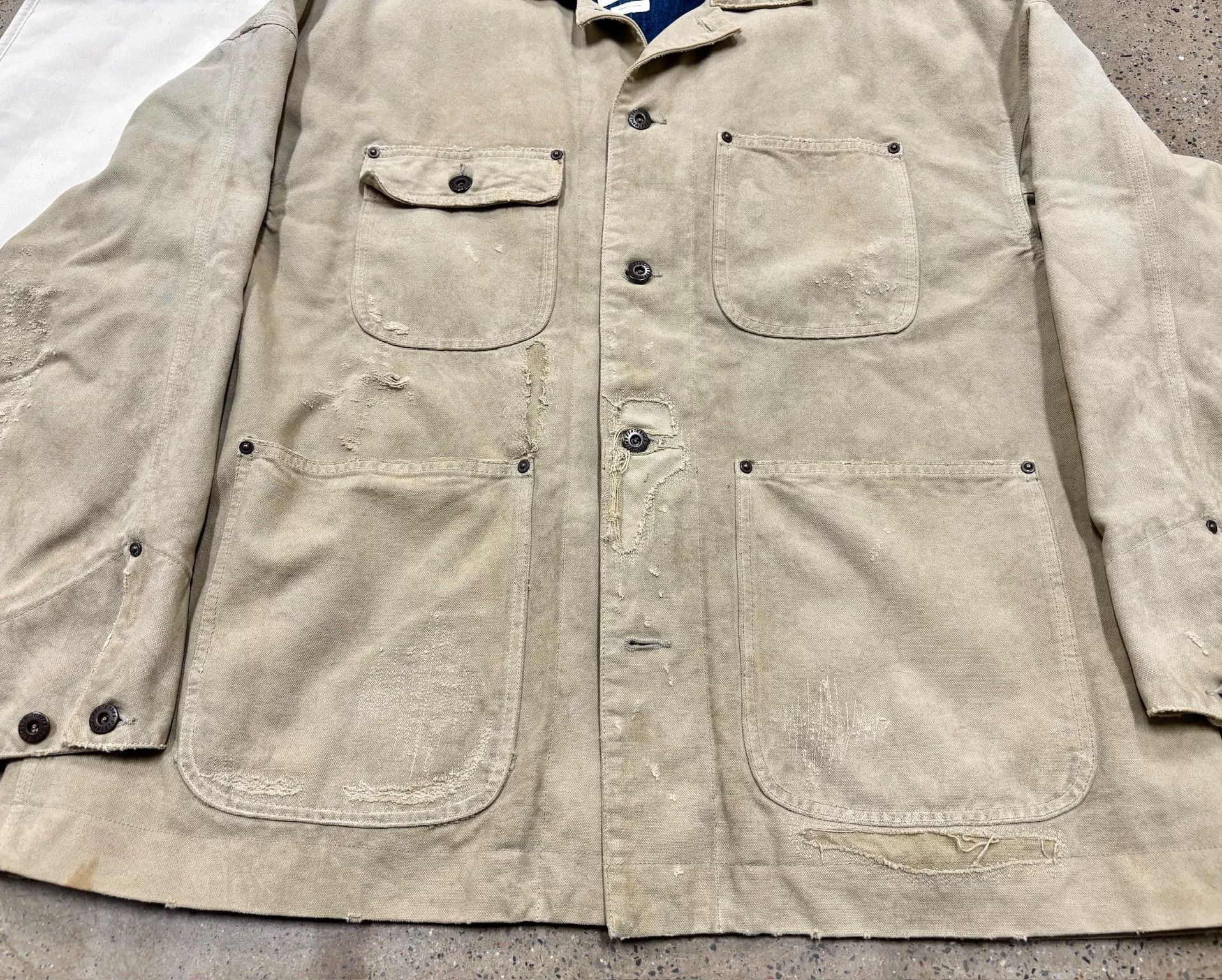 Visvim visvim macray coverall jacket in beige Size US XXL / EU 58 / 5 - 4 Thumbnail