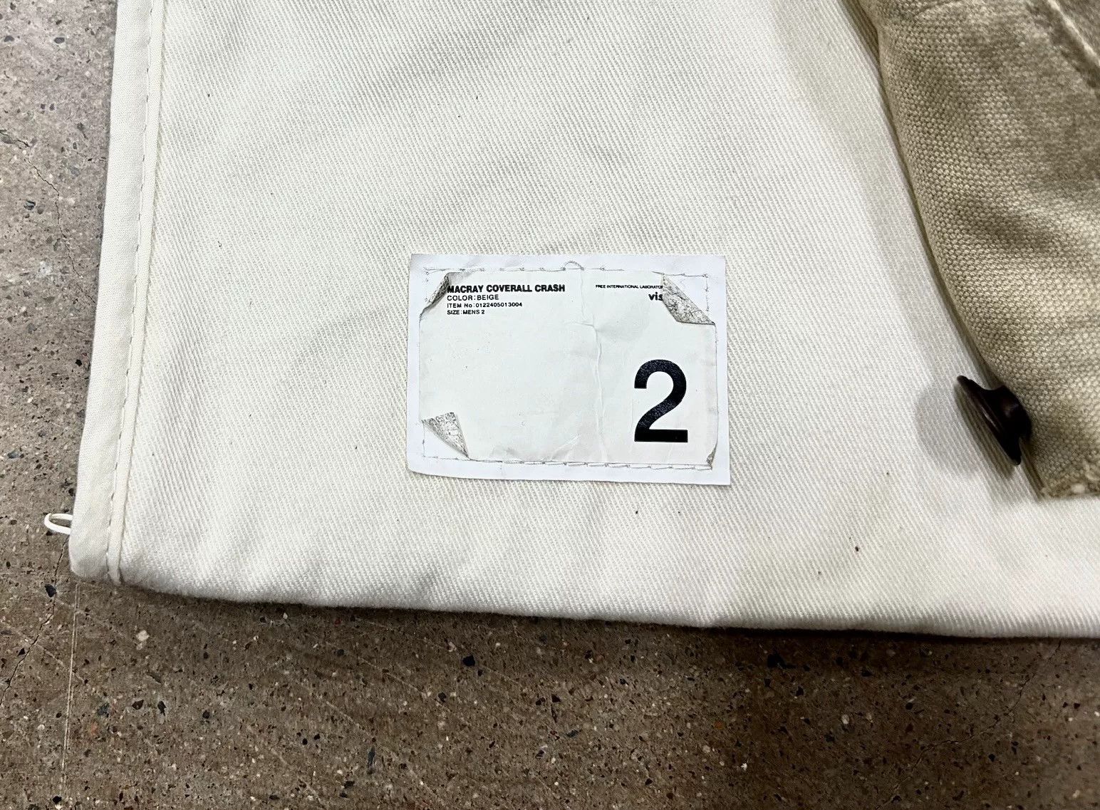 Visvim visvim macray coverall jacket in beige Size US XXL / EU 58 / 5 - 8 Thumbnail