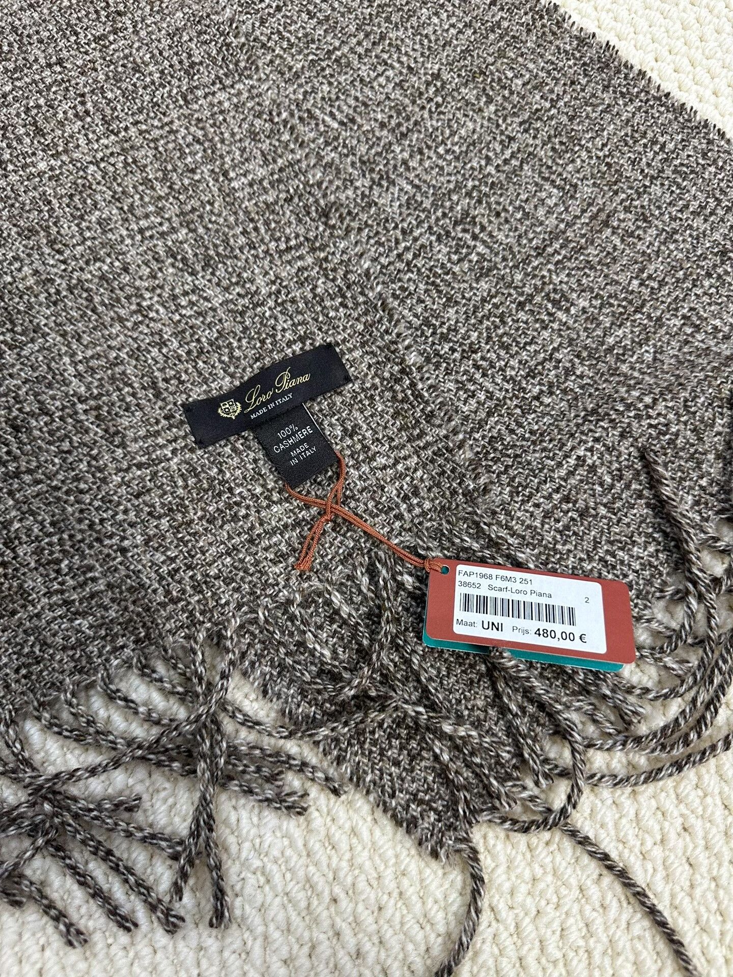 Loro Piana luxurious cashmere scarf by loro piana Size ONE SIZE - 5 Thumbnail