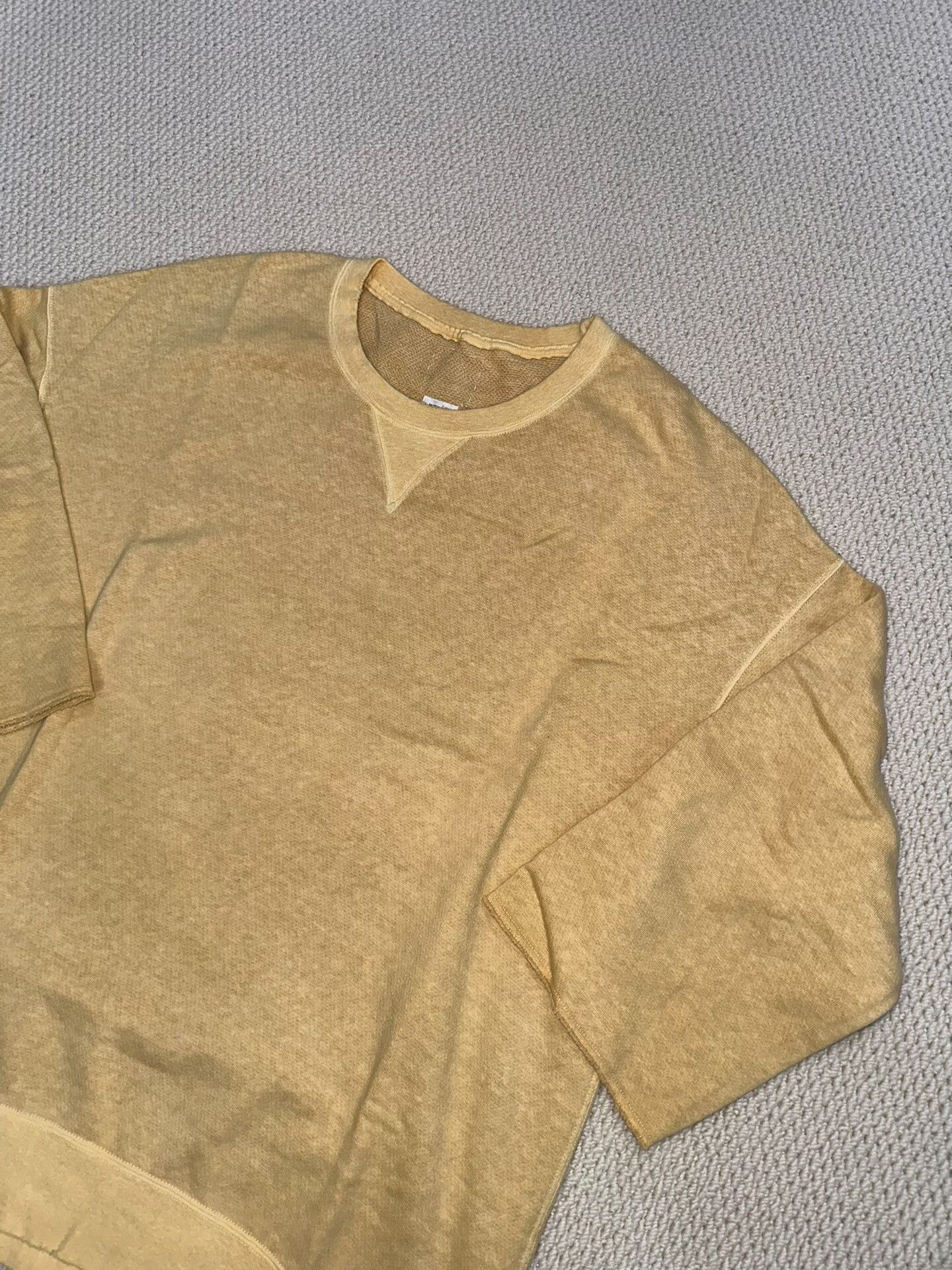 Visvim visvim rare yellow 7-sleeve sweatshirt Size US S / EU 44-46 / 1 - 2 Thumbnail