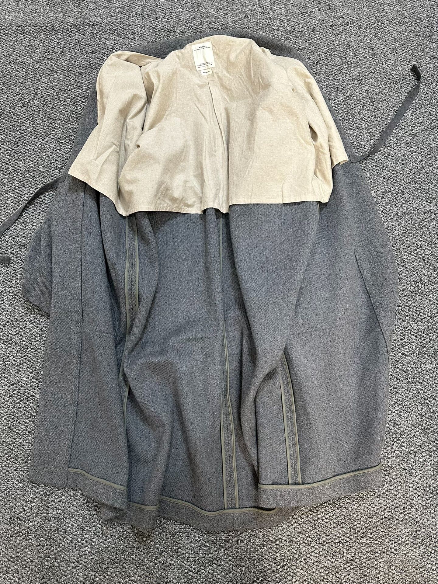 Visvim visvim wool coat with relaxed fit Size US L / EU 52-54 / 3 - 5 Thumbnail