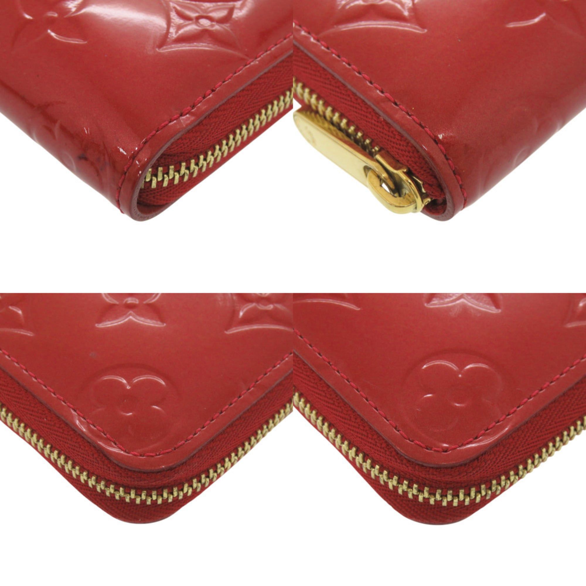 Louis Vuitton Excellent condition Louis Vuitton Zippy Coin Purse Monogram Vernis M93608 Red Wallet/Coin Case LV 2263 Size ONE SIZE - 4 Thumbnail
