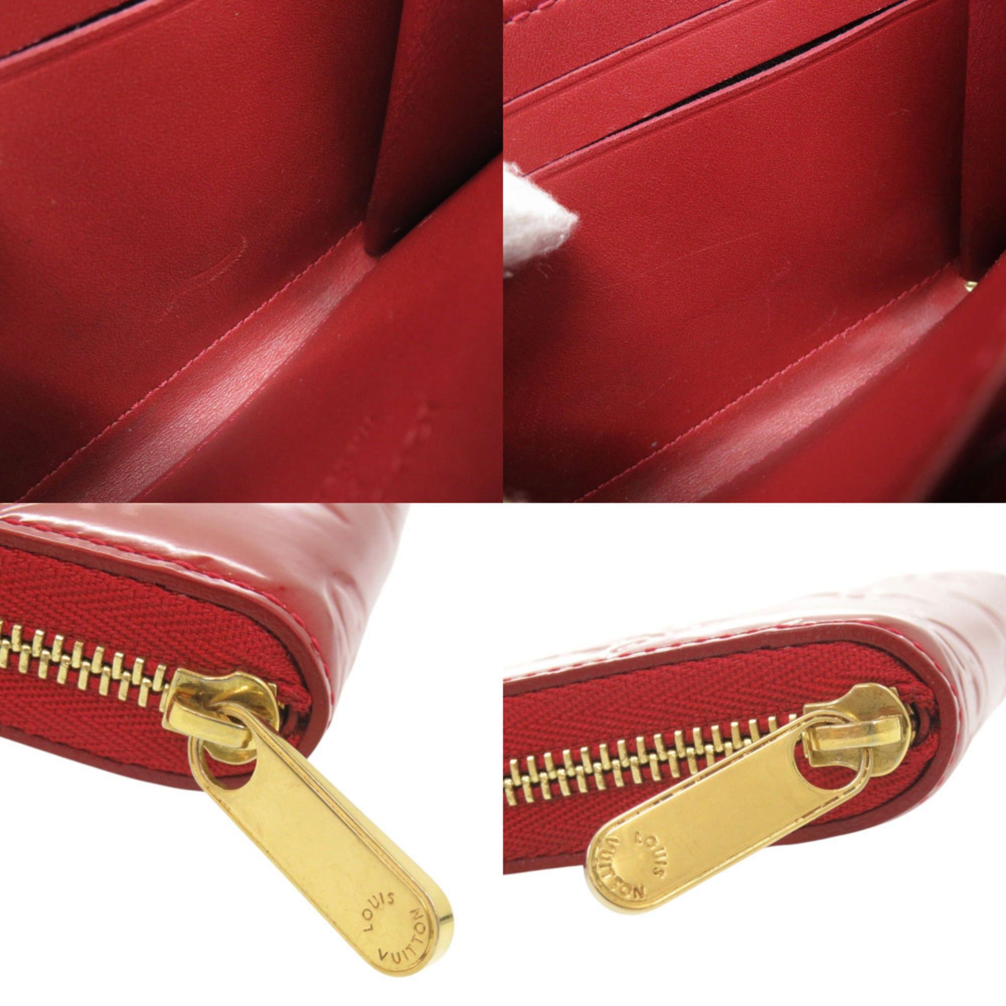 Louis Vuitton Excellent condition Louis Vuitton Zippy Coin Purse Monogram Vernis M93608 Red Wallet/Coin Case LV 2263 Size ONE SIZE - 8 Thumbnail