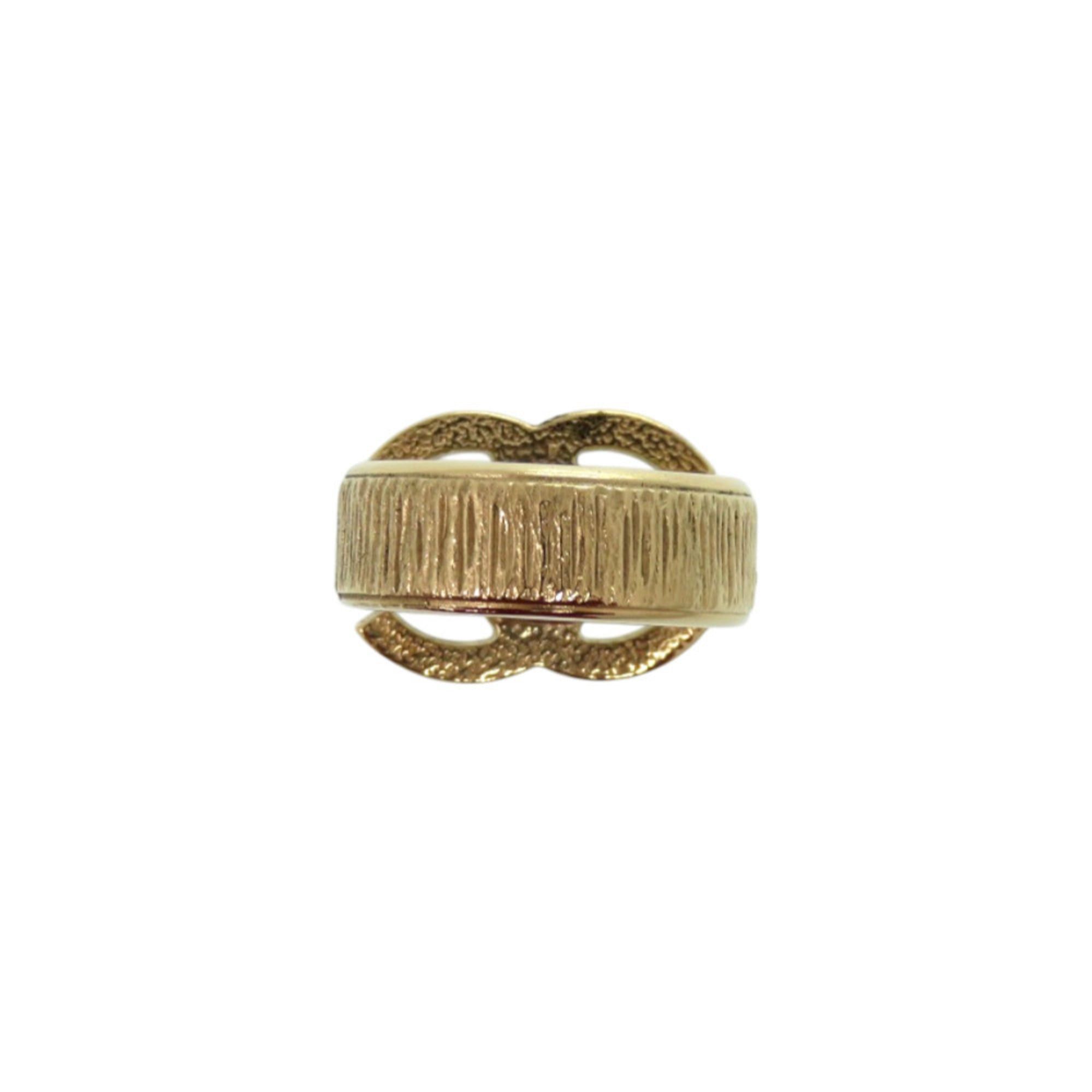 Chanel Excellent condition Chanel Coco Mark metal gold ring 0796 Size ONE SIZE - 5 Thumbnail