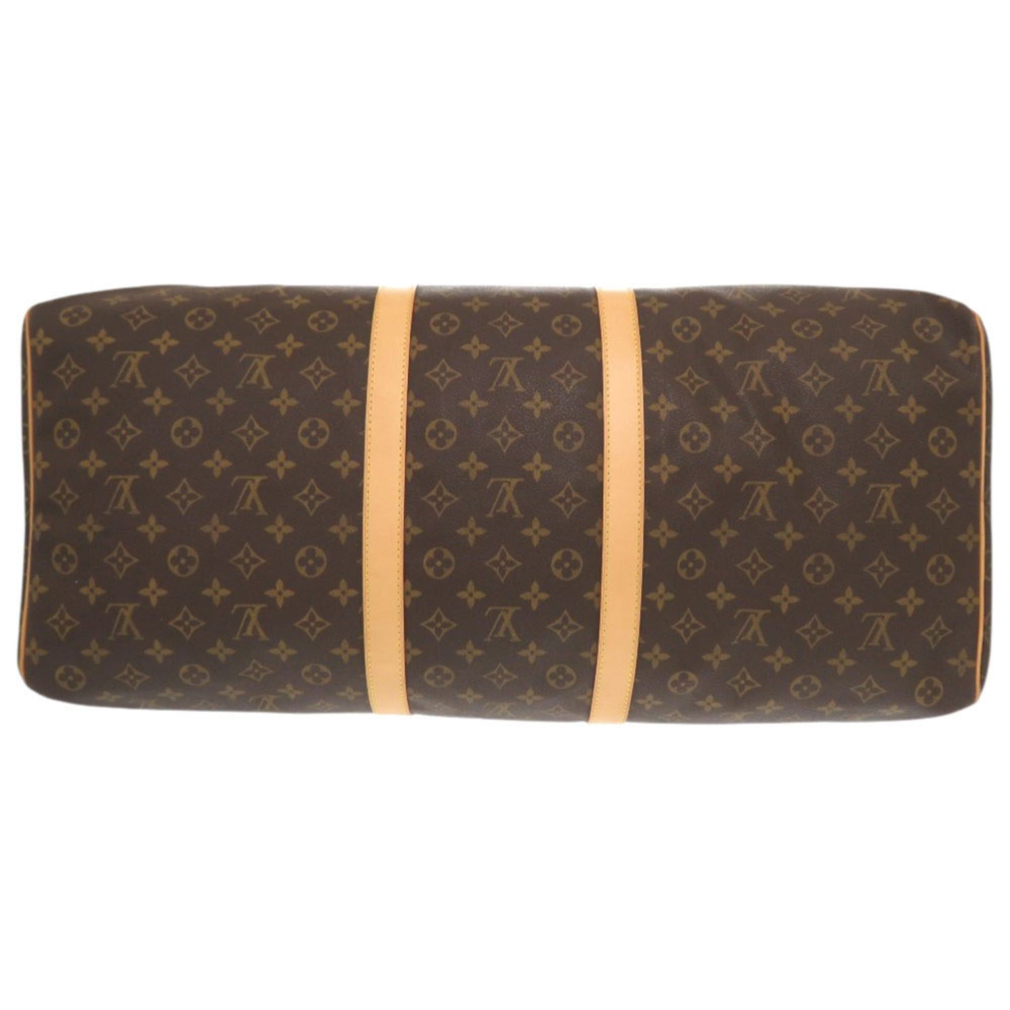 Louis Vuitton Excellent condition Louis Vuitton Keepall 60 Monogram M41422 Brown Boston Bag LV 1270 Size ONE SIZE - 3 Thumbnail