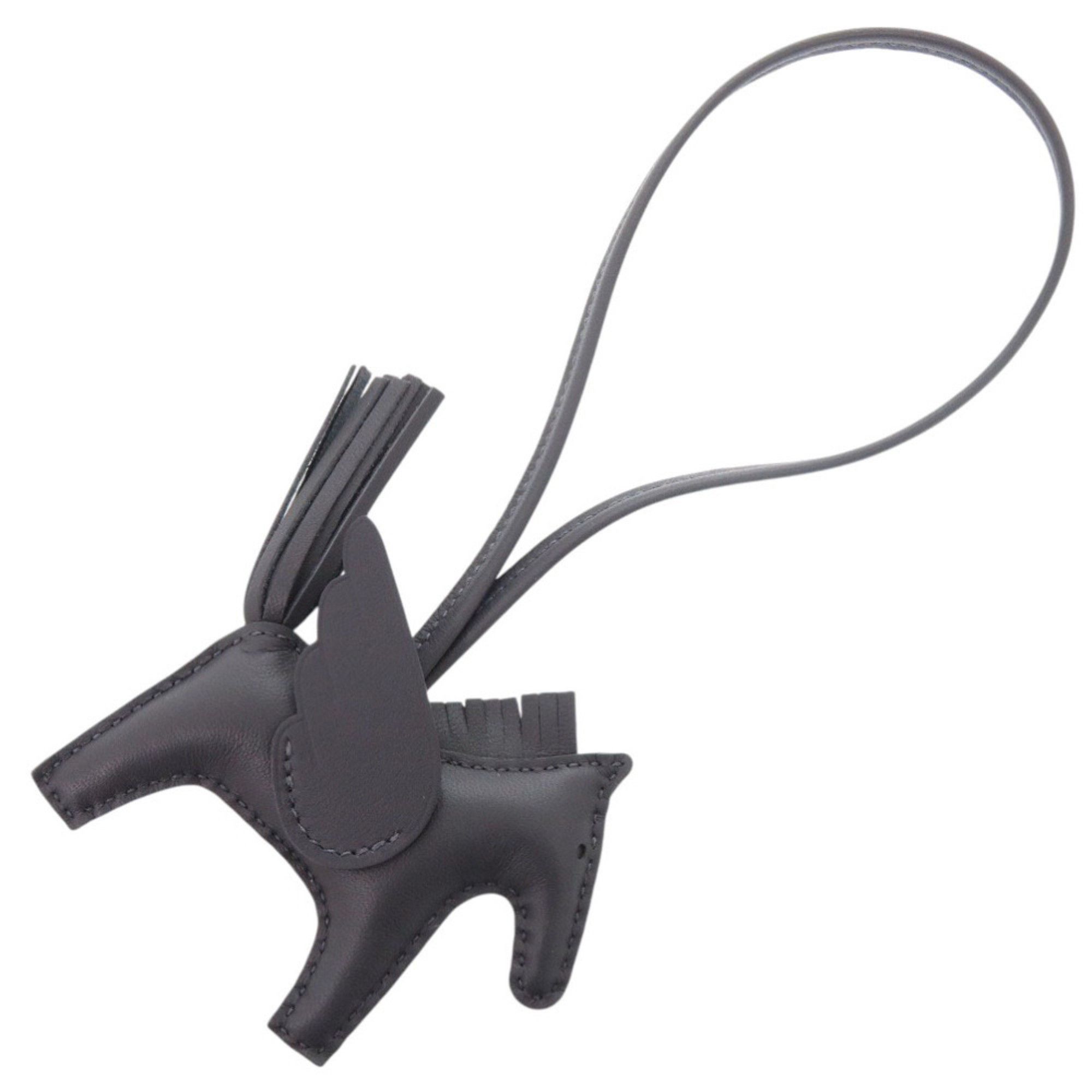 Hermes Hermes Unused Hermès Rodeo Pegasus PM Charm, Lambskin, Ardoise, W Stamp (Made in 2024), Keychain, 1901 Size ONE SIZE - 3 Thumbnail