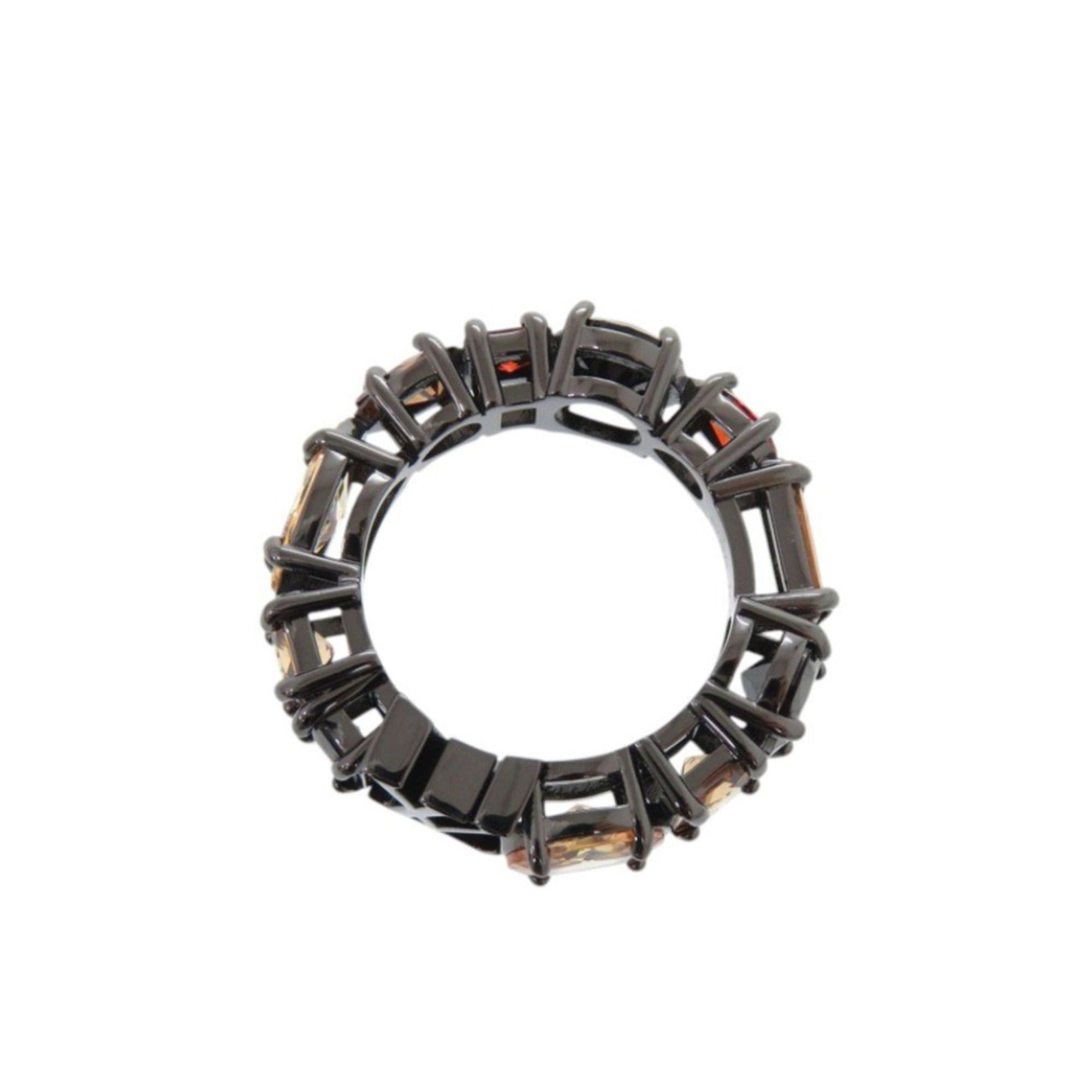Louis Vuitton Like new Louis Vuitton M1202L metal ring with colored stones and black accents, model LV 1243 Size ONE SIZE - 6 Thumbnail