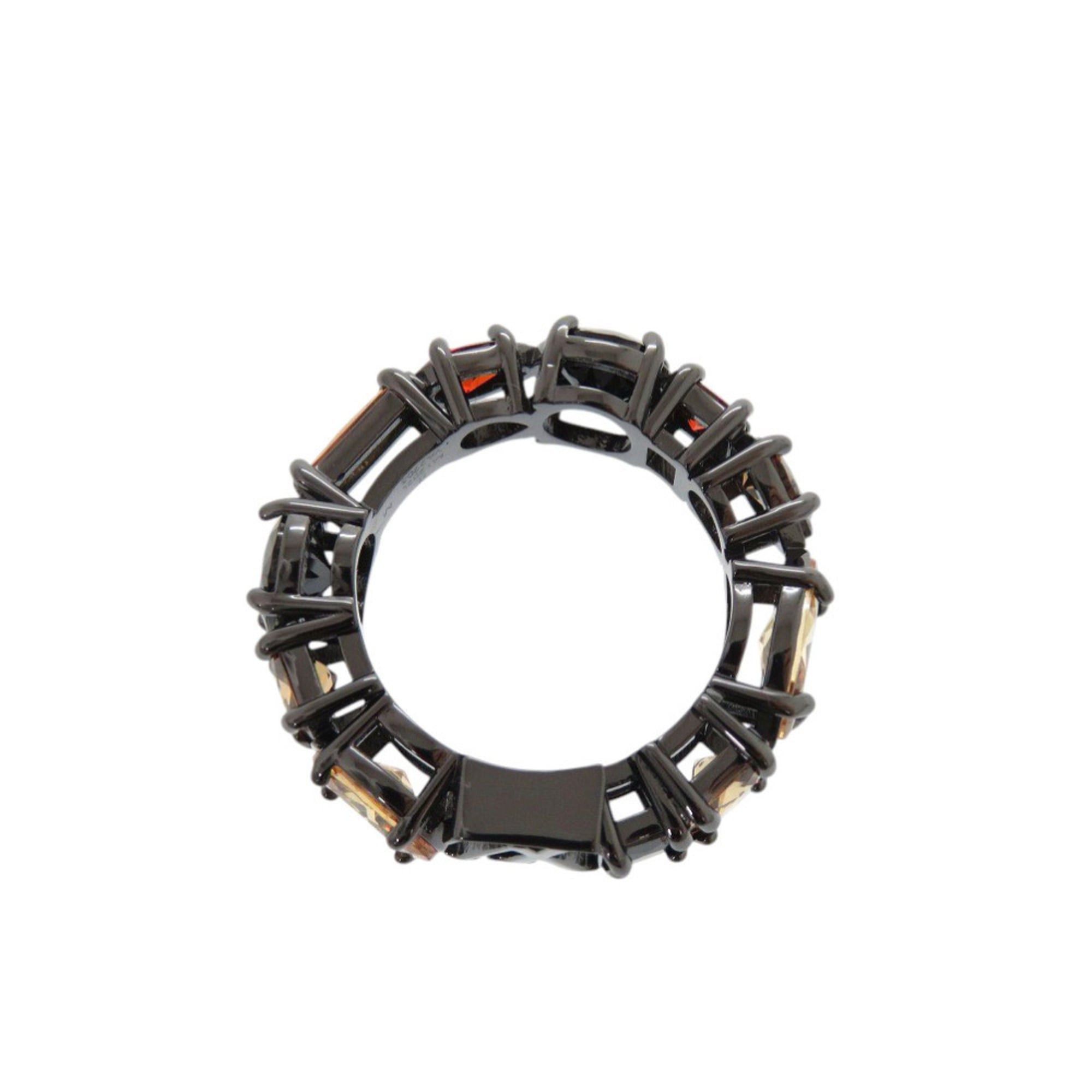 Louis Vuitton Like new Louis Vuitton M1202L metal ring with colored stones and black accents, model LV 1243 Size ONE SIZE - 7 Thumbnail