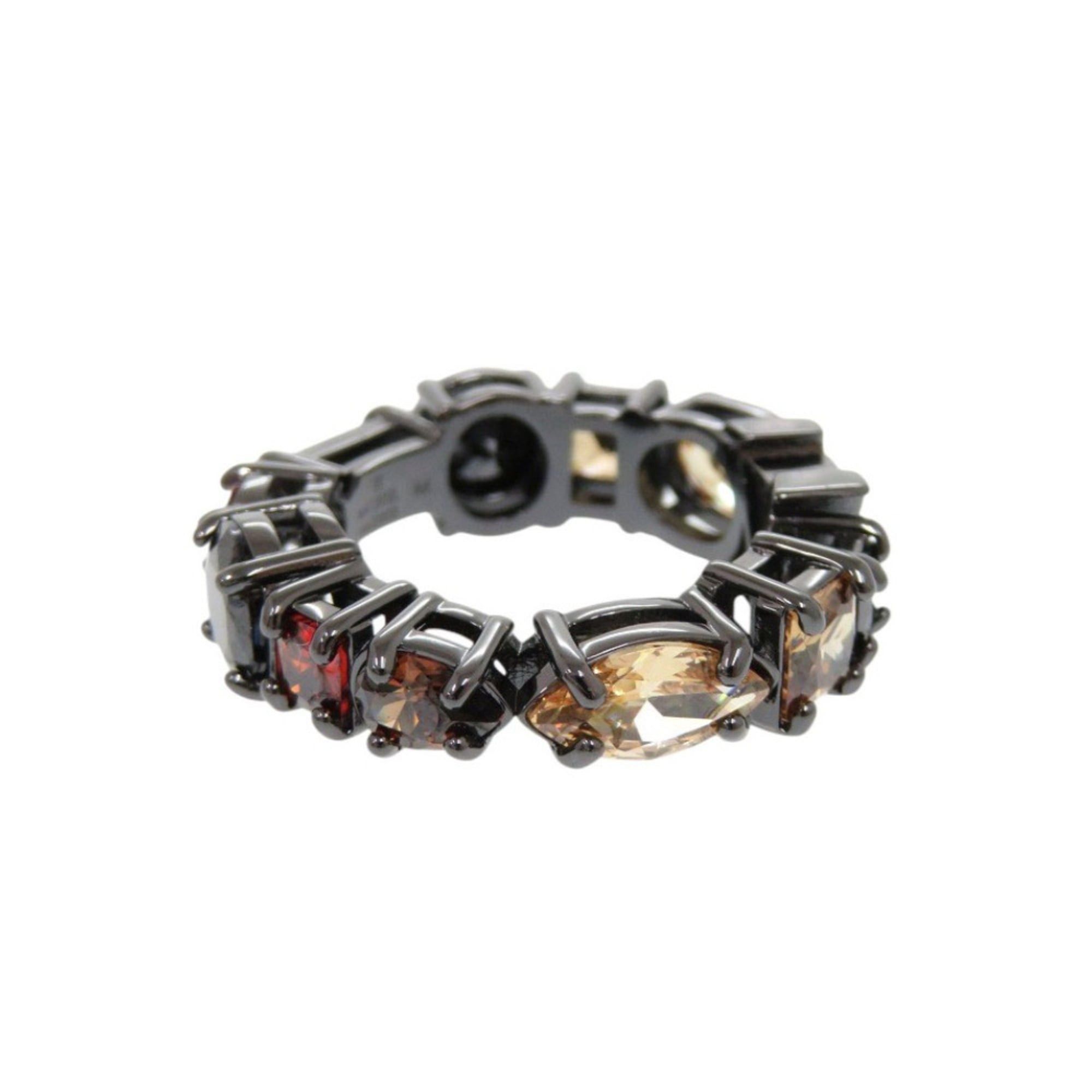 Louis Vuitton Like new Louis Vuitton M1202L metal ring with colored stones and black accents, model LV 1243 Size ONE SIZE - 4 Thumbnail