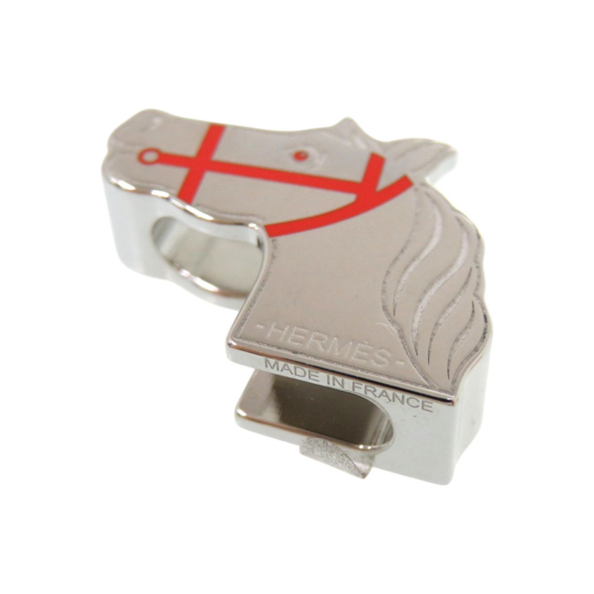 Hermes Hermes Like new Hermès Twilly Ring Cadrege Metal Orange Fashion Accessory 1077 Size ONE SIZE - 8 Thumbnail