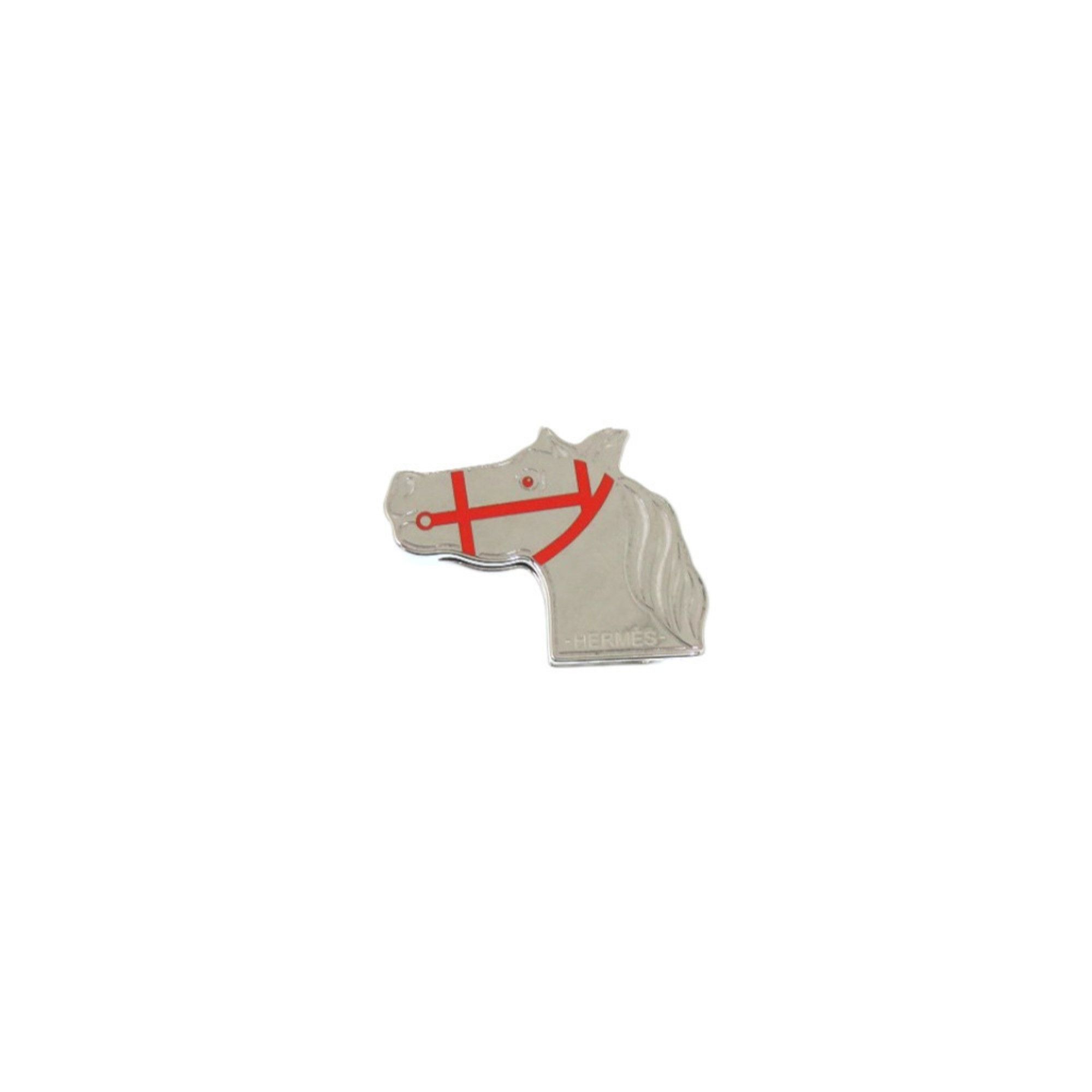Hermes Hermes Like new Hermès Twilly Ring Cadrege Metal Orange Fashion Accessory 1077 Size ONE SIZE - 3 Thumbnail