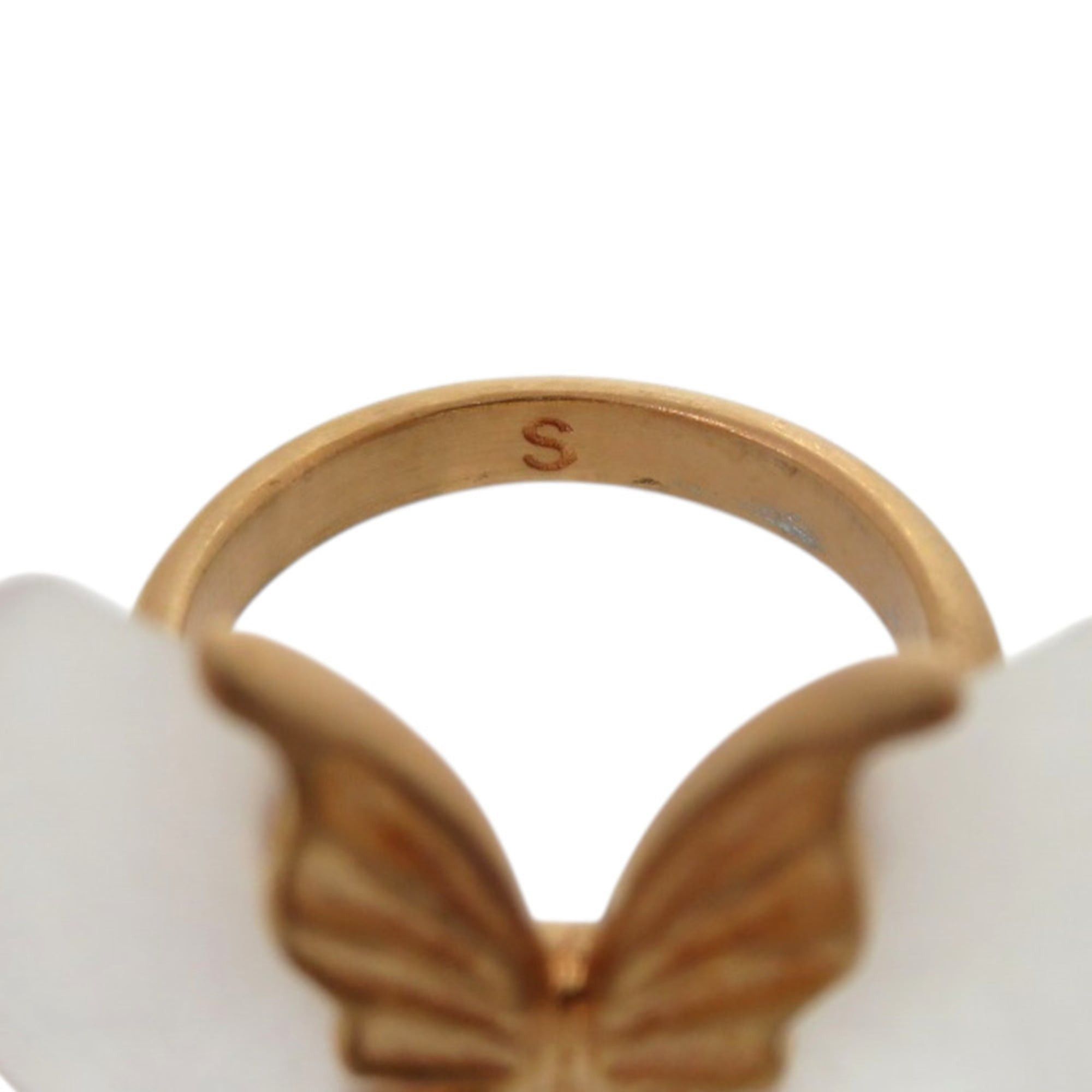 Dior Excellent condition Christian Dior Butterfly gold ring, approx. 1096 Size ONE SIZE - 7 Thumbnail
