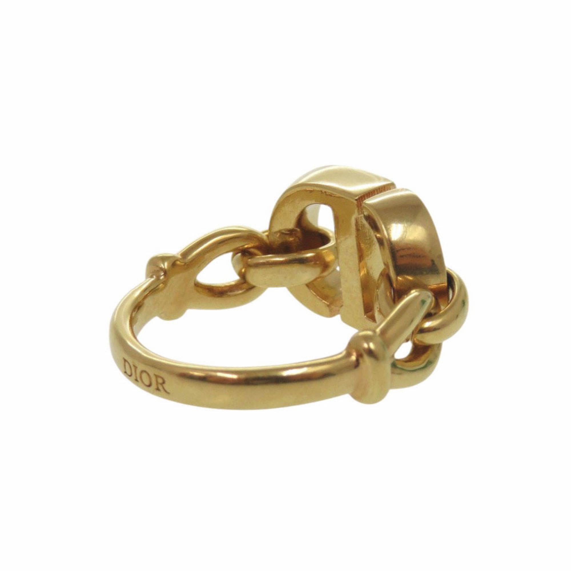 Dior Excellent condition Christian Dior 30 MONTAIGNE ring, GP gold, 0790 Size ONE SIZE - 2 Thumbnail