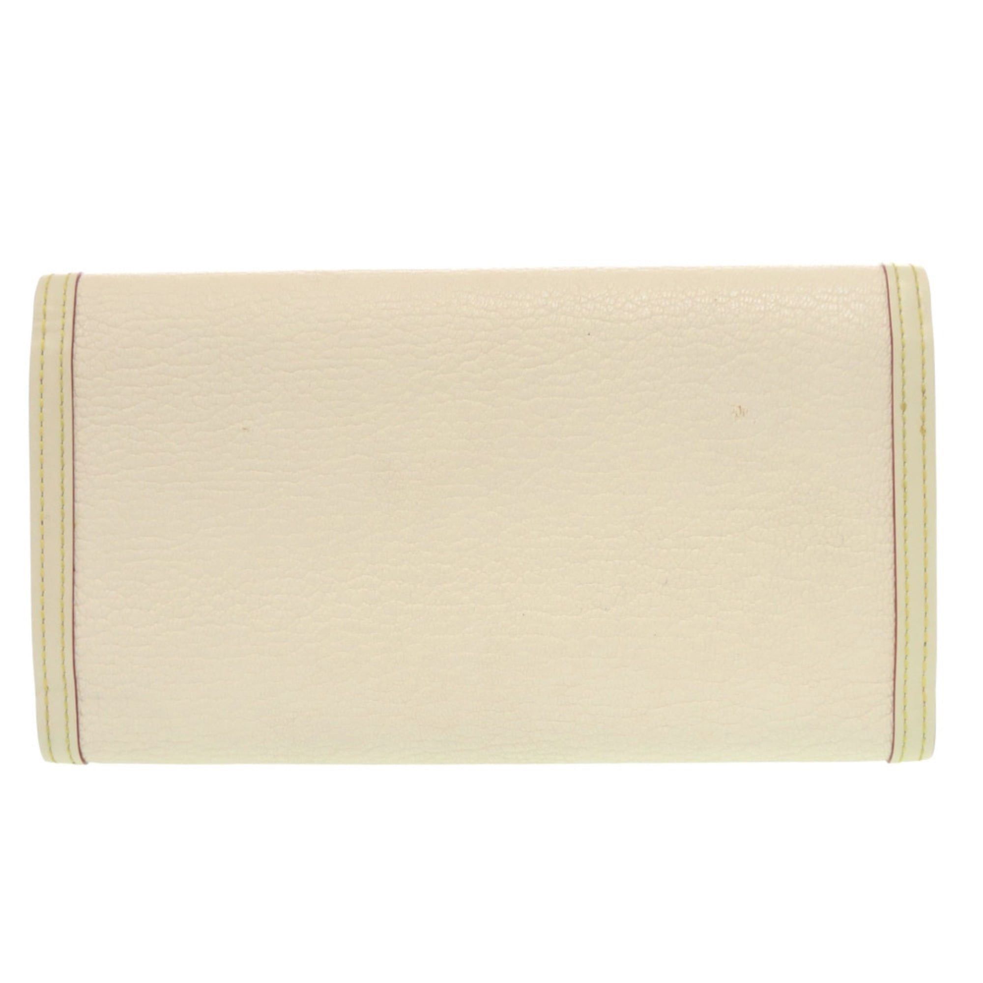 Louis Vuitton Excellent condition Louis Vuitton Porte Tresor International Suhali M91839 leather white long wallet, LV 0870 Size ONE SIZE - 2 Thumbnail