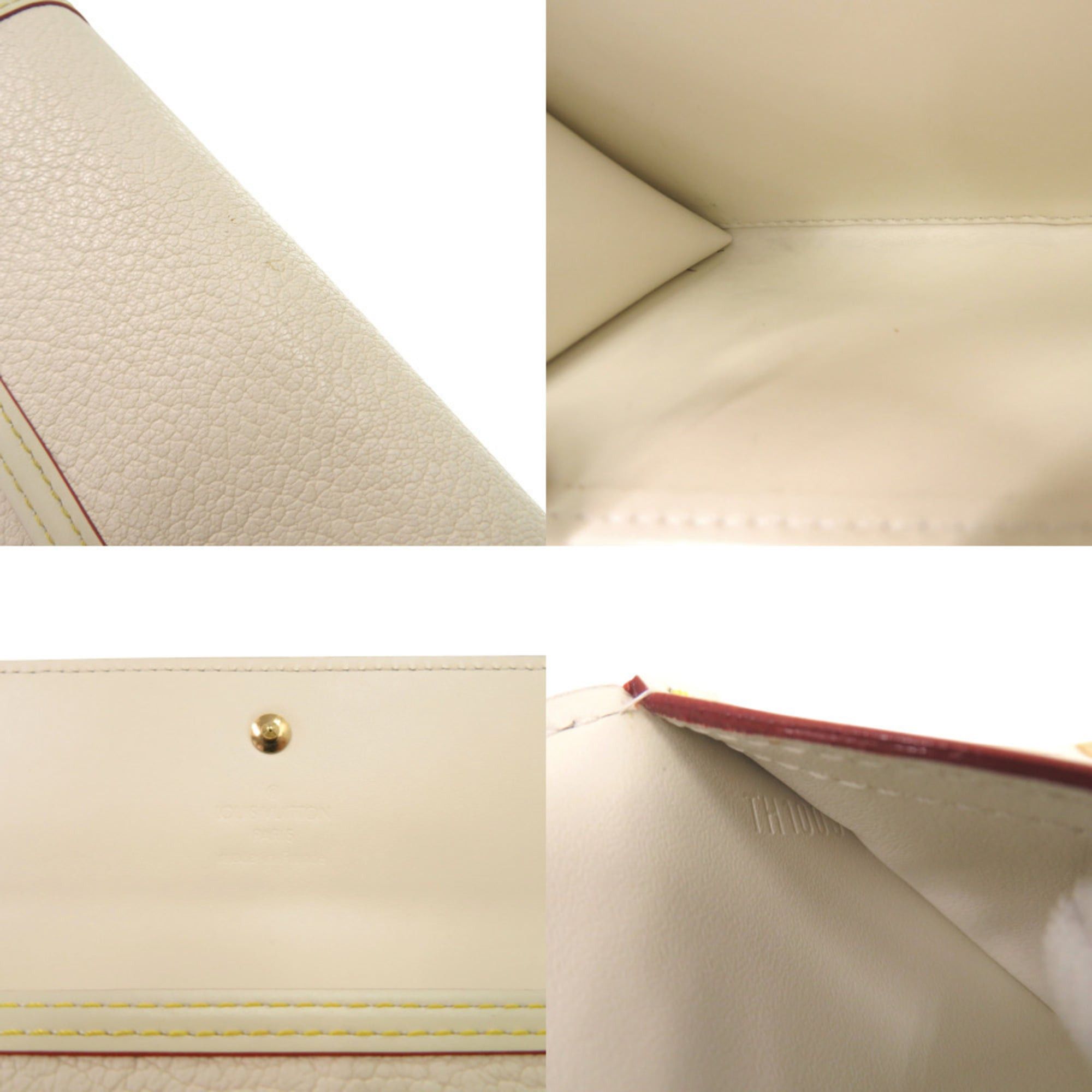 Louis Vuitton Excellent condition Louis Vuitton Porte Tresor International Suhali M91839 leather white long wallet, LV 0870 Size ONE SIZE - 7 Thumbnail