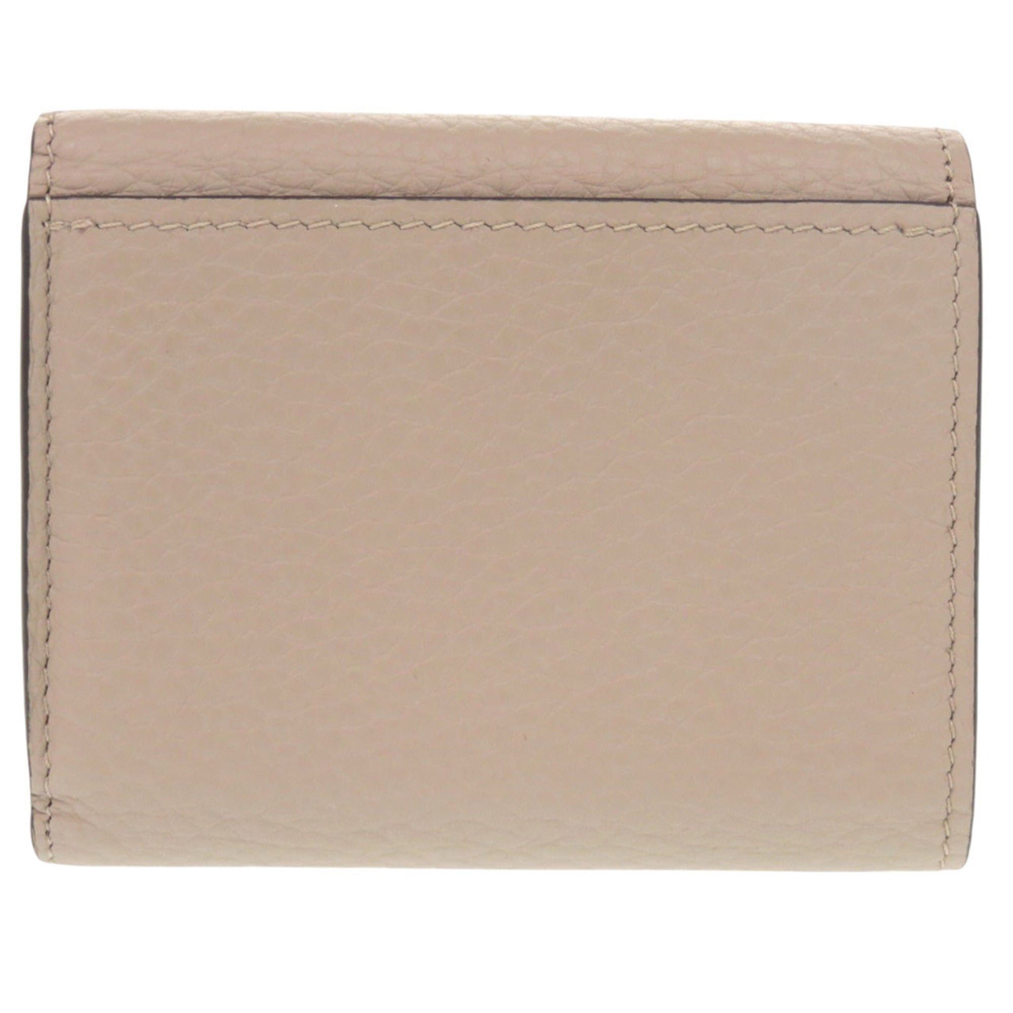 Louis Vuitton Like new Louis Vuitton Portefeuille Capucines Compact M62159 Tri-fold Wallet in Beige Taurillon Leather with Gold Hardware and IC Chip, LV 1329 Size ONE SIZE - 3 Thumbnail