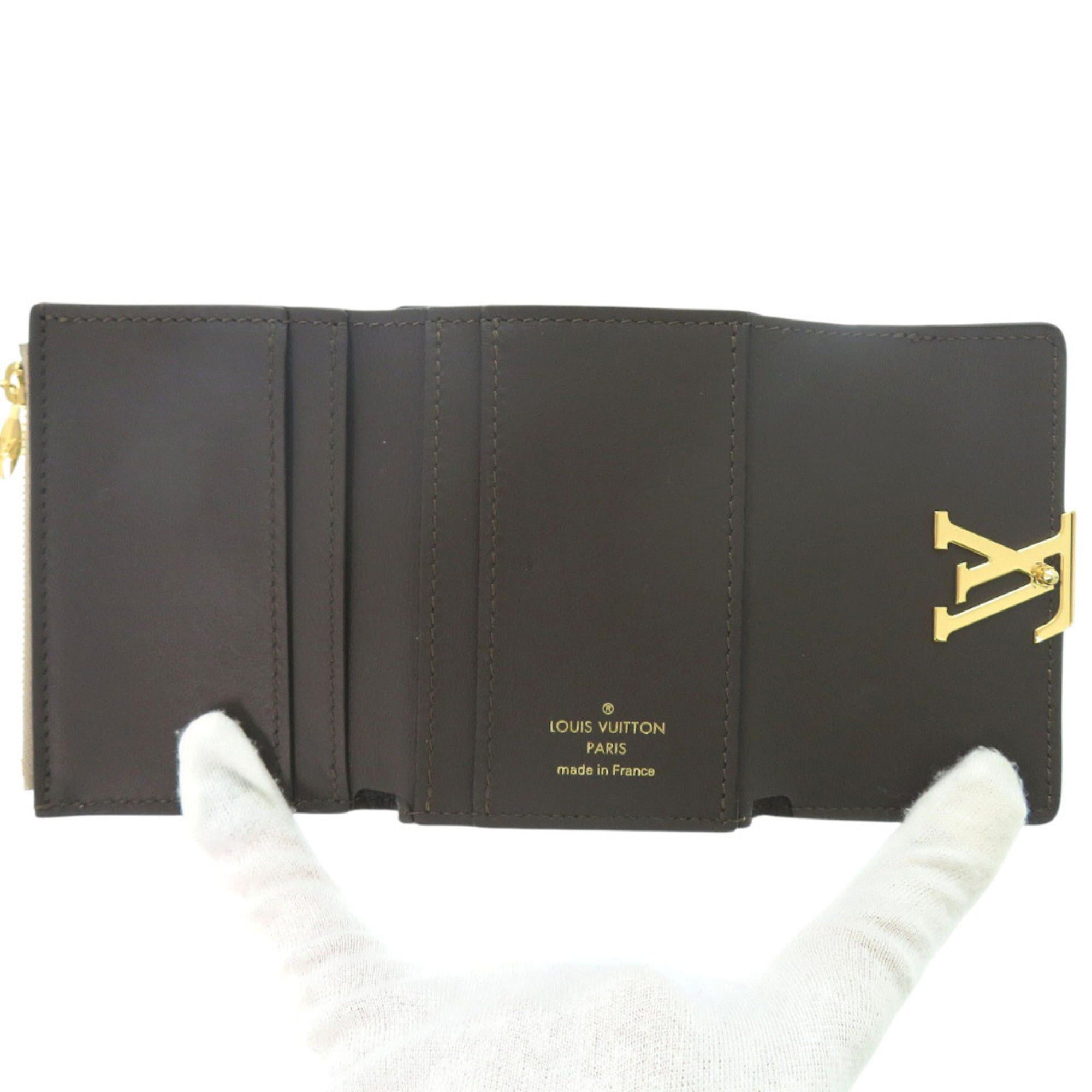 Louis Vuitton Like new Louis Vuitton Portefeuille Capucines Compact M62159 Tri-fold Wallet in Beige Taurillon Leather with Gold Hardware and IC Chip, LV 1329 Size ONE SIZE - 4 Thumbnail