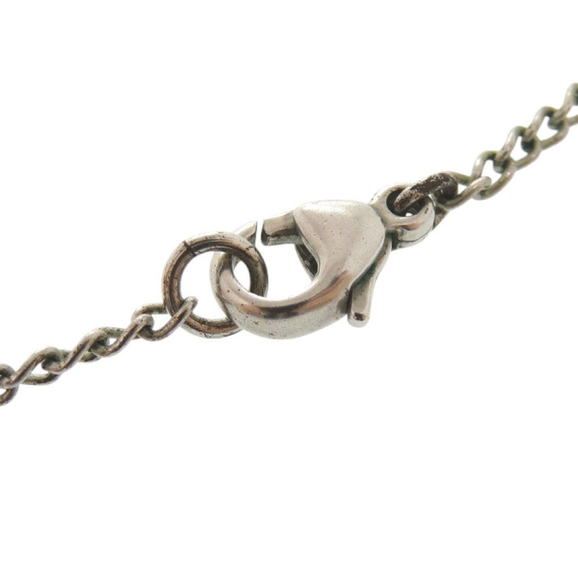 Chanel Excellent condition Chanel Coco Mark flower motif 04P metal silver necklace 1253 Size ONE SIZE - 5 Thumbnail